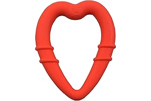 Heart-Shaped Silicone Baby Teether: Soothe Your Little One's Teething Discomfort