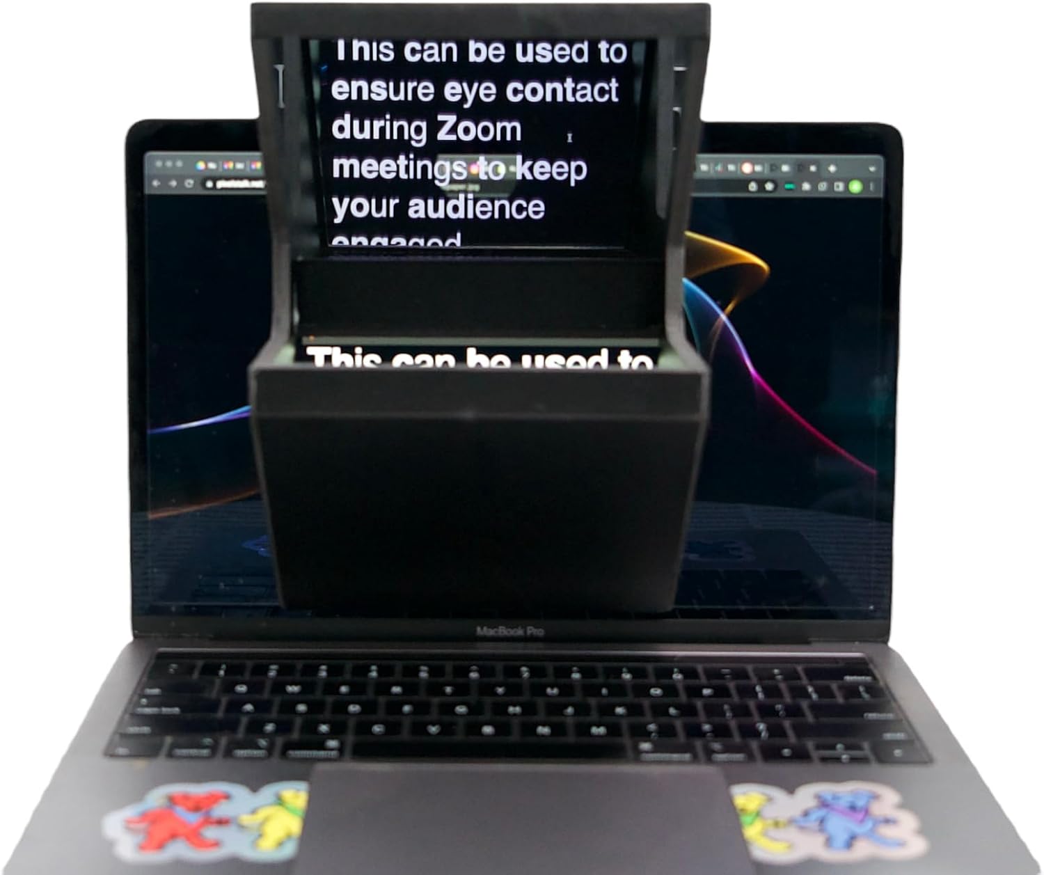 Little Prompter Lap Top Periscope Eye 2 Eye Zoom Call Facetime