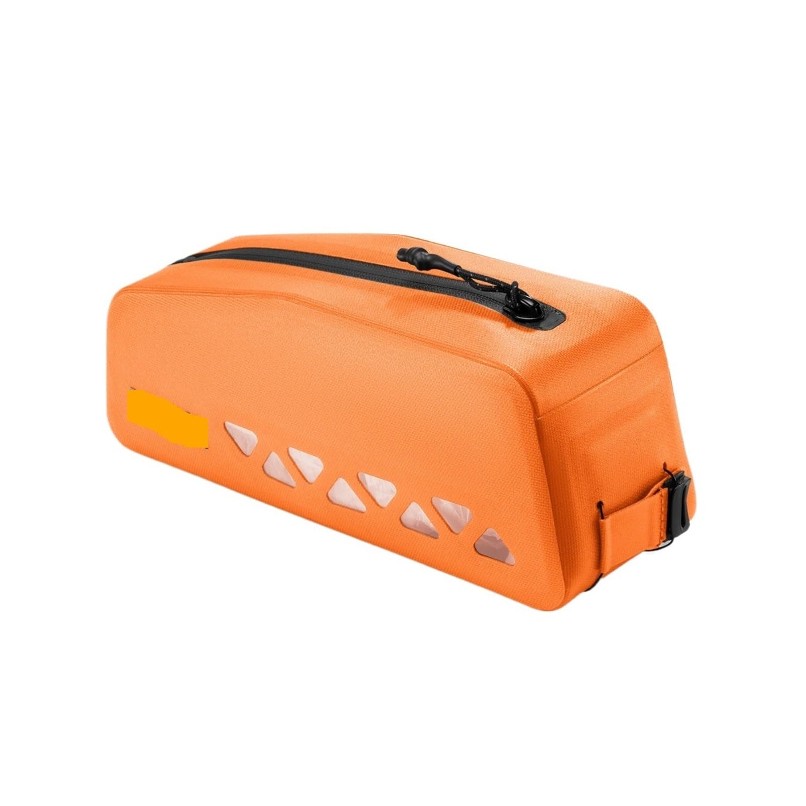 Compatible con Bolsa de Bicicleta, Tubo Superior Impermeable sin Costuras, Marco Frontal, triángulo Gran Capacidad, Ciclismo Carretera MTB(AS-142-BL)