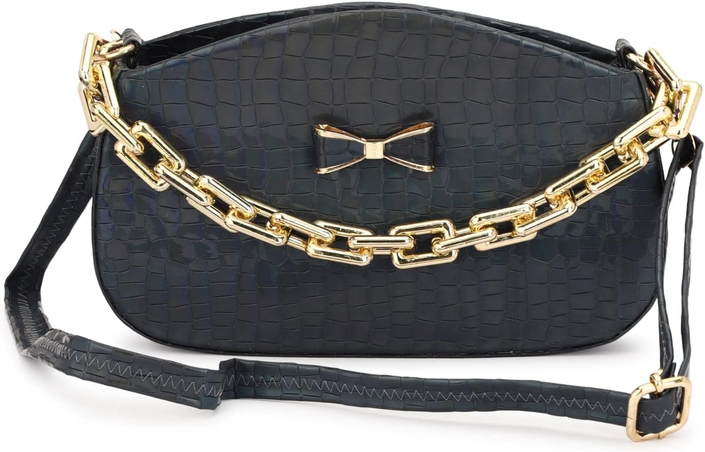 STIYA Classic Handbag Cum Sling Fashion Bag For Women | Latest Cross Body Sling Bag | Ladies Purse Handbag | Blue