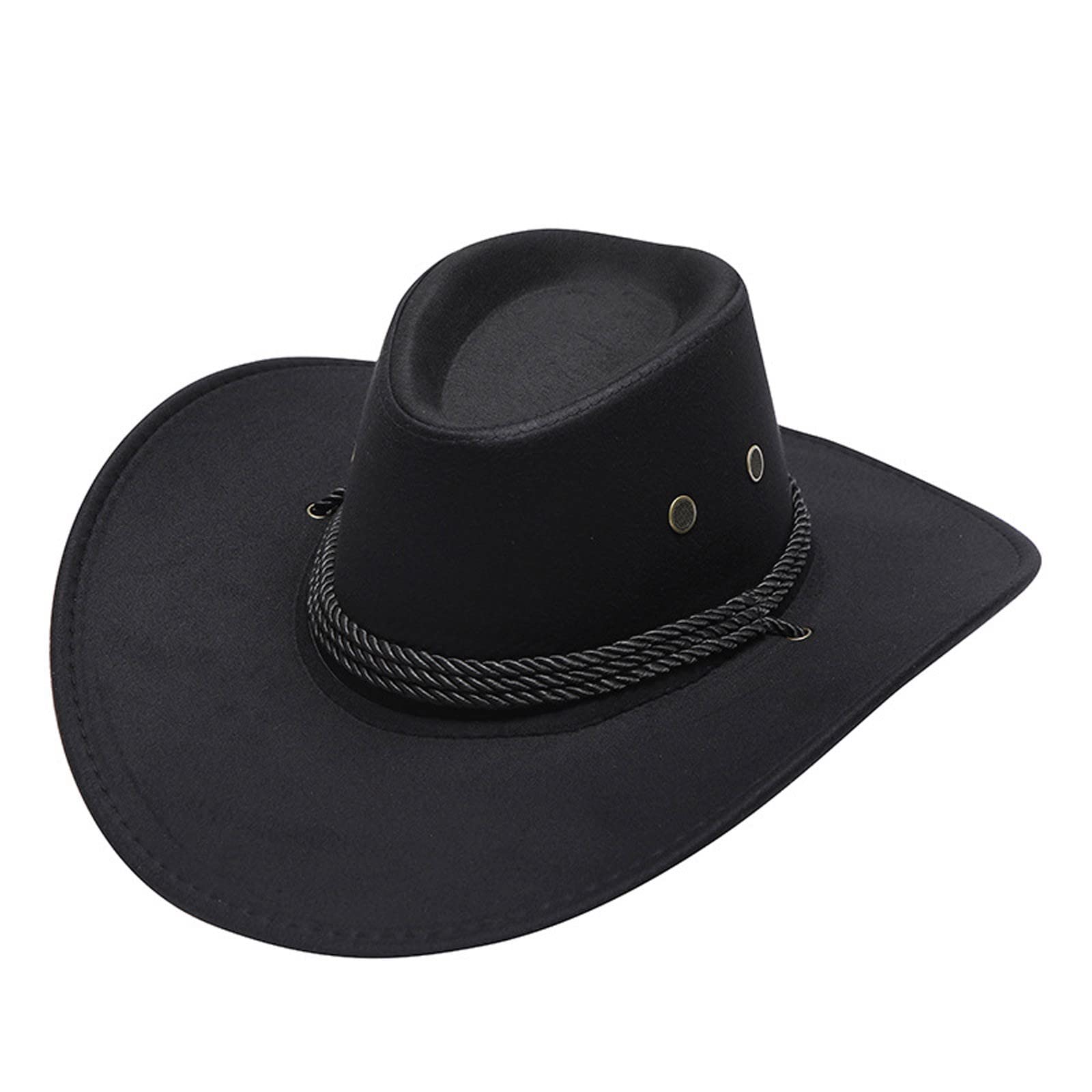 2024 AI - Adulto Casual Sólido Verano Moda Occidental Sombrero de Sol Vaquero Sombrero de Sol de Ala Ancha Gorra de Viaje Playmobil Cowboy Fort
