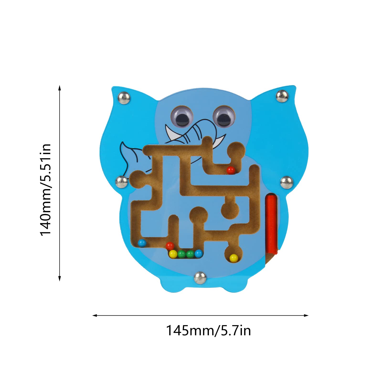 Jeu de Labyrinthe Magnétique Animaux Montessori : Jouet d'Éveil et