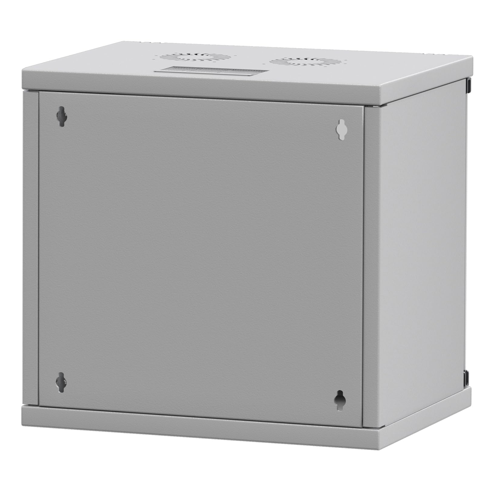 HB-DIGITAL Armoire réseau 19" 9HE à Montage Mural avec Porte vitrée - Boîtier Mural avec Serrure de Porte pour routeurs EDP - Panneau de Brassage - Capacité de Charge 60 kg Robuste - Profon