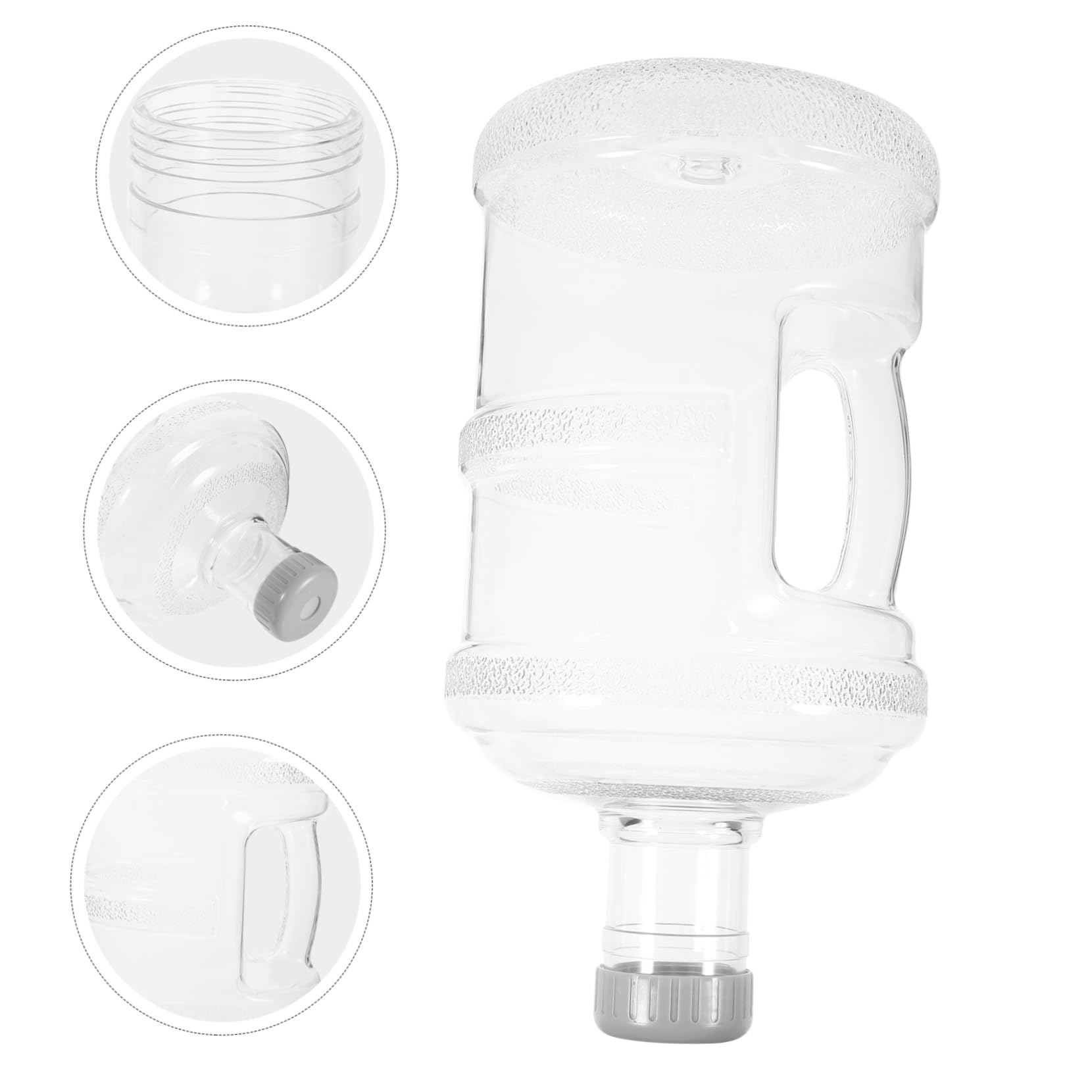 WOONEKY Wiederverwendbarer Wasserbehälter Tragbarer Wassertank für Camping Picknick Büro Zuhause Robustem PC Material mit Praktischem Tragegriff für Jede Gelegenheit