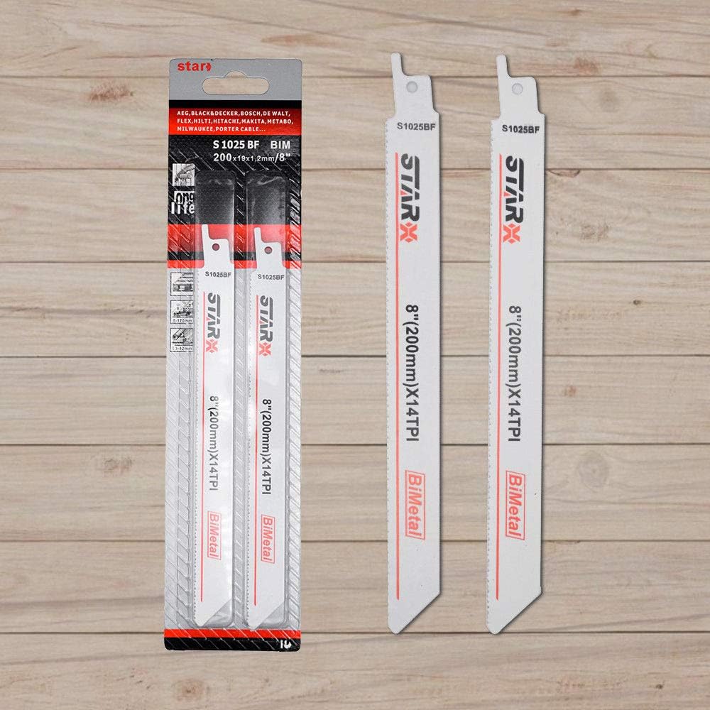 Reciprocating Saws Blades MASO Sabre Saw Combo Wood Metal & Demolition Blades fits Bosch, Dewalt - Image 4