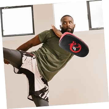 BESPORTBLE Boxing Target Boxing Shoes Sport Hand Wraps Wrestling Kick Pad Taekwondo Kick Shin Guards Practice Training Kick Pad Kicking Machine Hook Knuckle Fight Pu