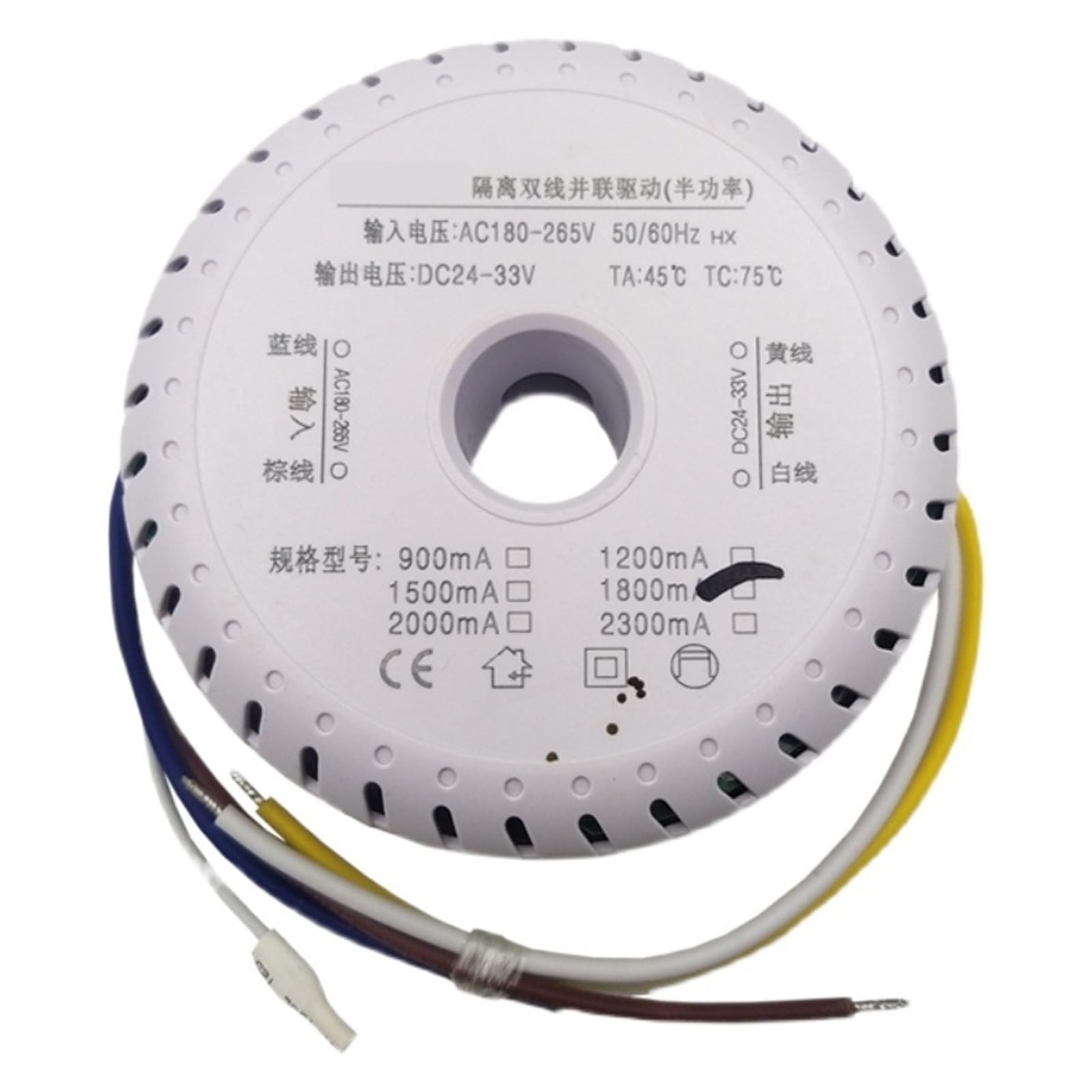 Pilote LED isolation tension constante 2.4G haut de gamme