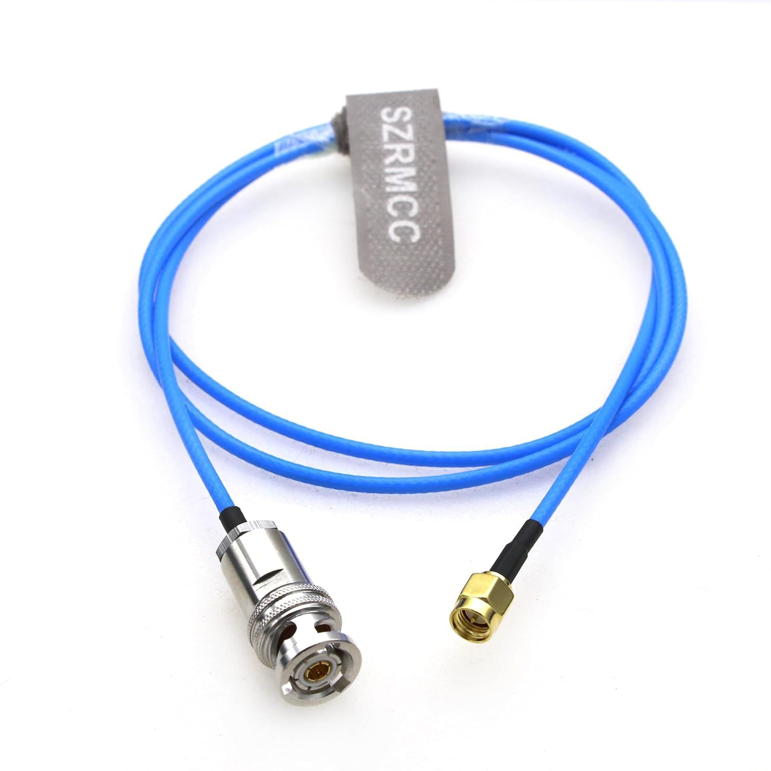 SZRMCC TRB Triax BNC 3-Slot Stecker auf SMA Stecker Koaxialkabel für MIL1553 Datenbuskoppler Netzwerkantenne (1 m)