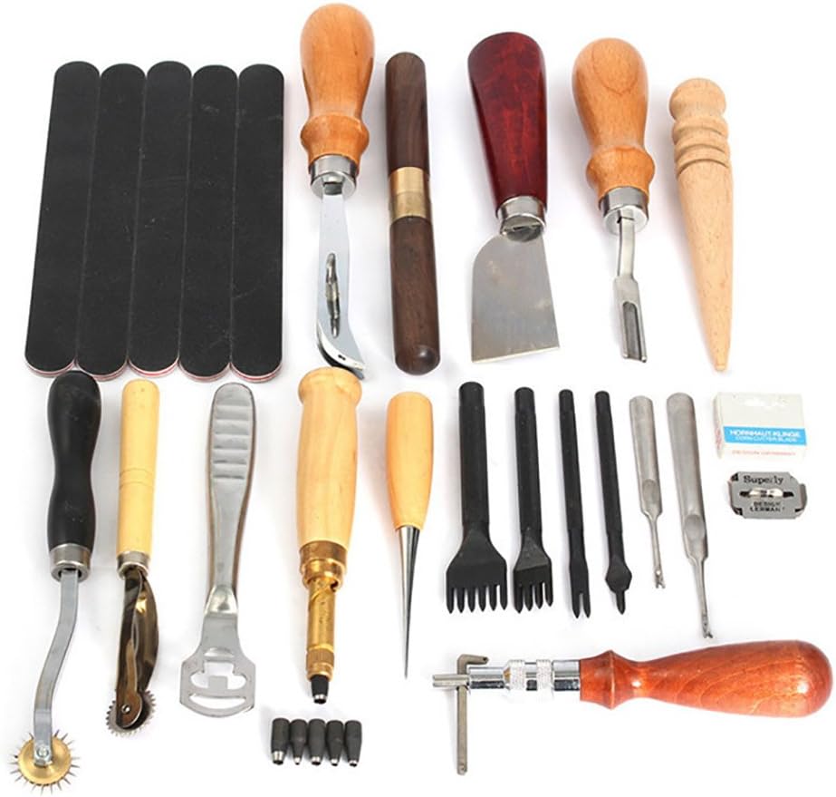 Professional Leather Working Tools (32 pcs)