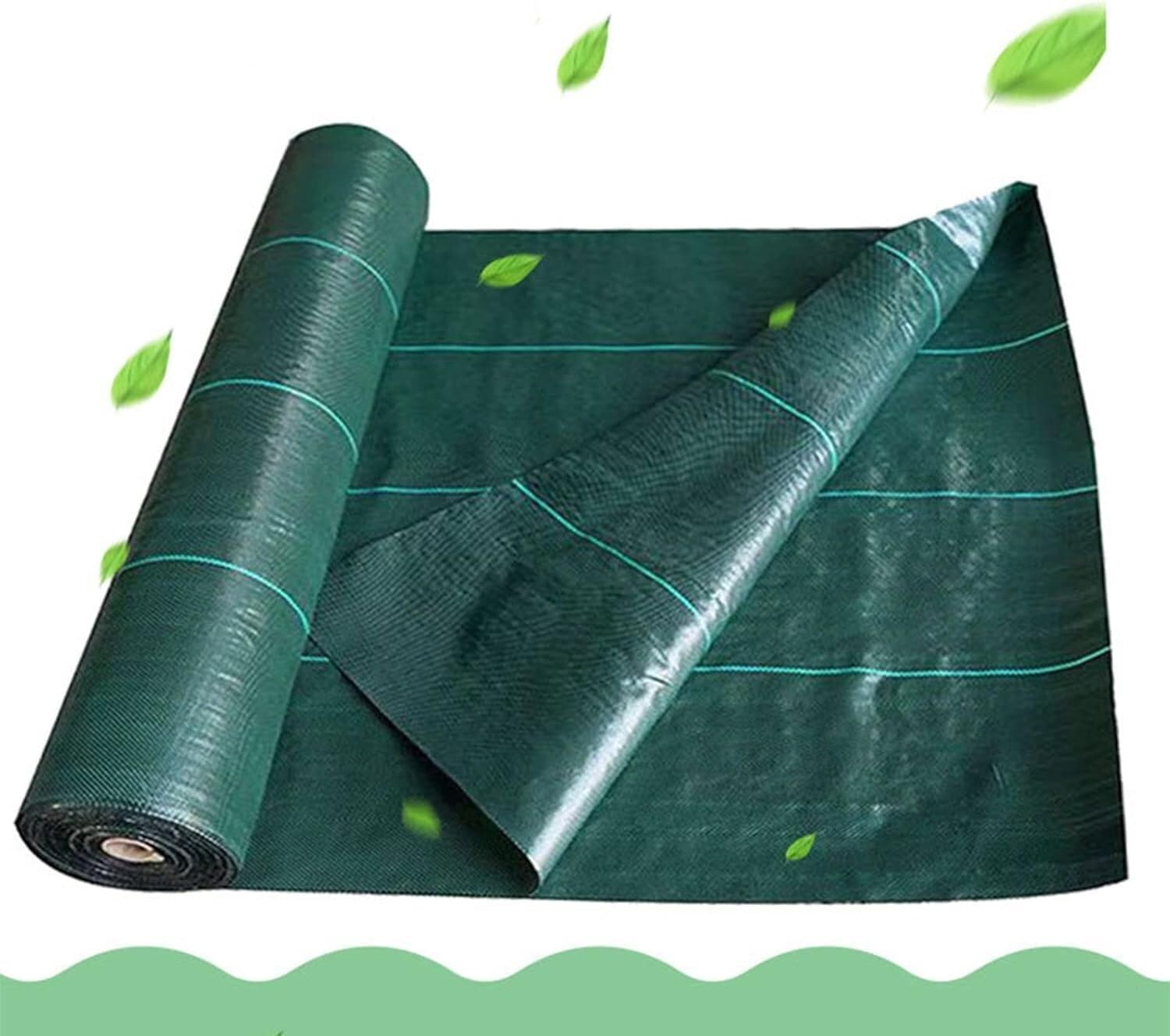 EPANO LXXW Telo Pacciamatura Anti Erbacce Copertura del Terreno for Giardino con Membrana geotessile Durevole, Tessuto barriera Anti-Erbacce, Membrana Anti-Erbacce(Size:0.91x61m/3x200ft)