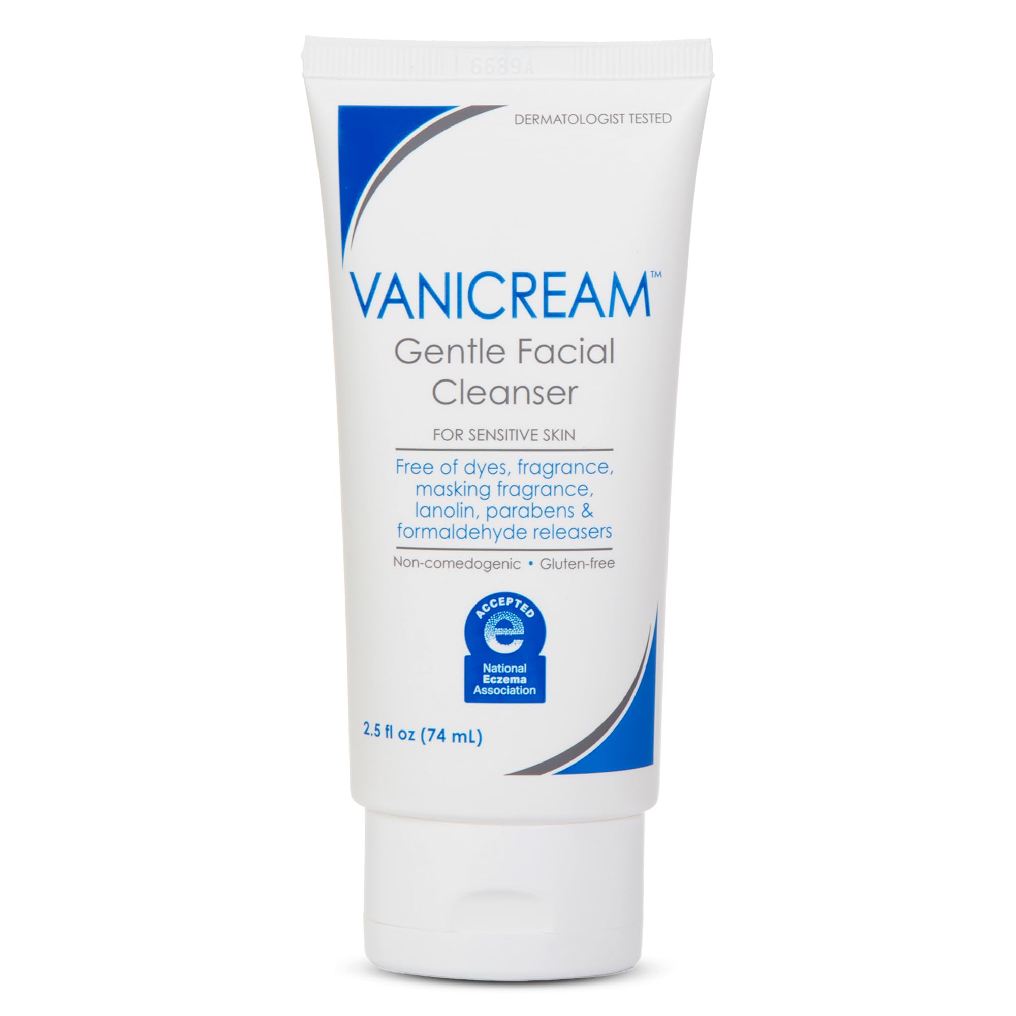 Vanicream Gentle Facial Cleanser - 2.5 fl oz - Formulated Without Common Irritants for Those with Sensitive Skin