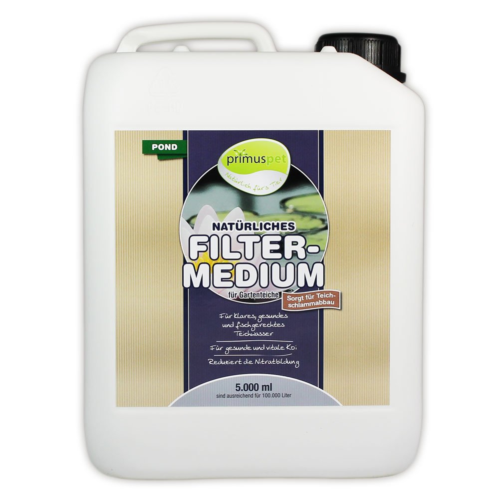 Natürliches Gartenteich Wasserpflege Sparset (4er Sparset: Wasseraufbereiter, Algen-Blocker, Filtermedium + GRATIS Wasserklärer), Set-Größe:Set 5000