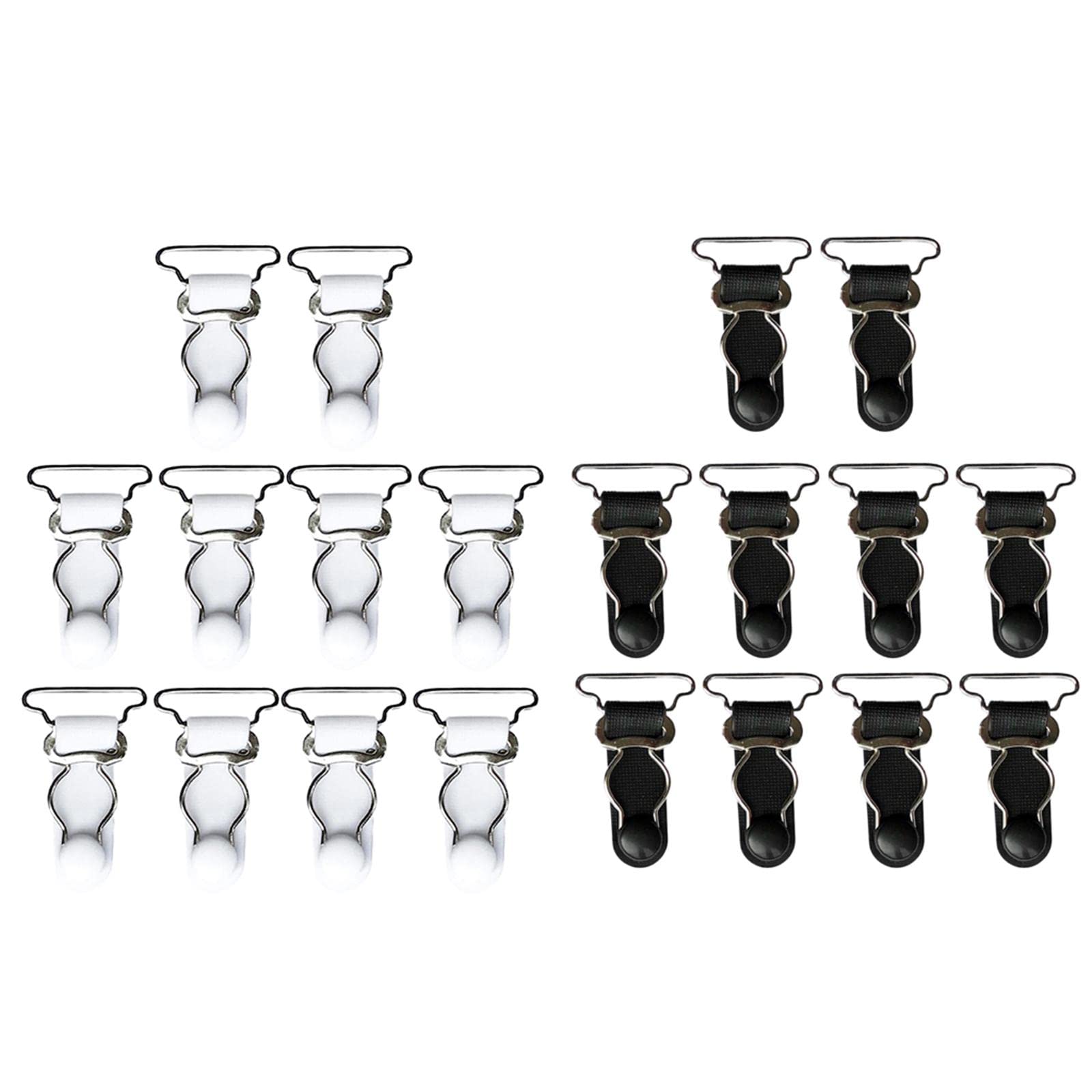 kowaku 10x Courroies Porte-jarretelles pour Femmes Clips En Métal Bas de Cuisse Boucles de Jarretelles