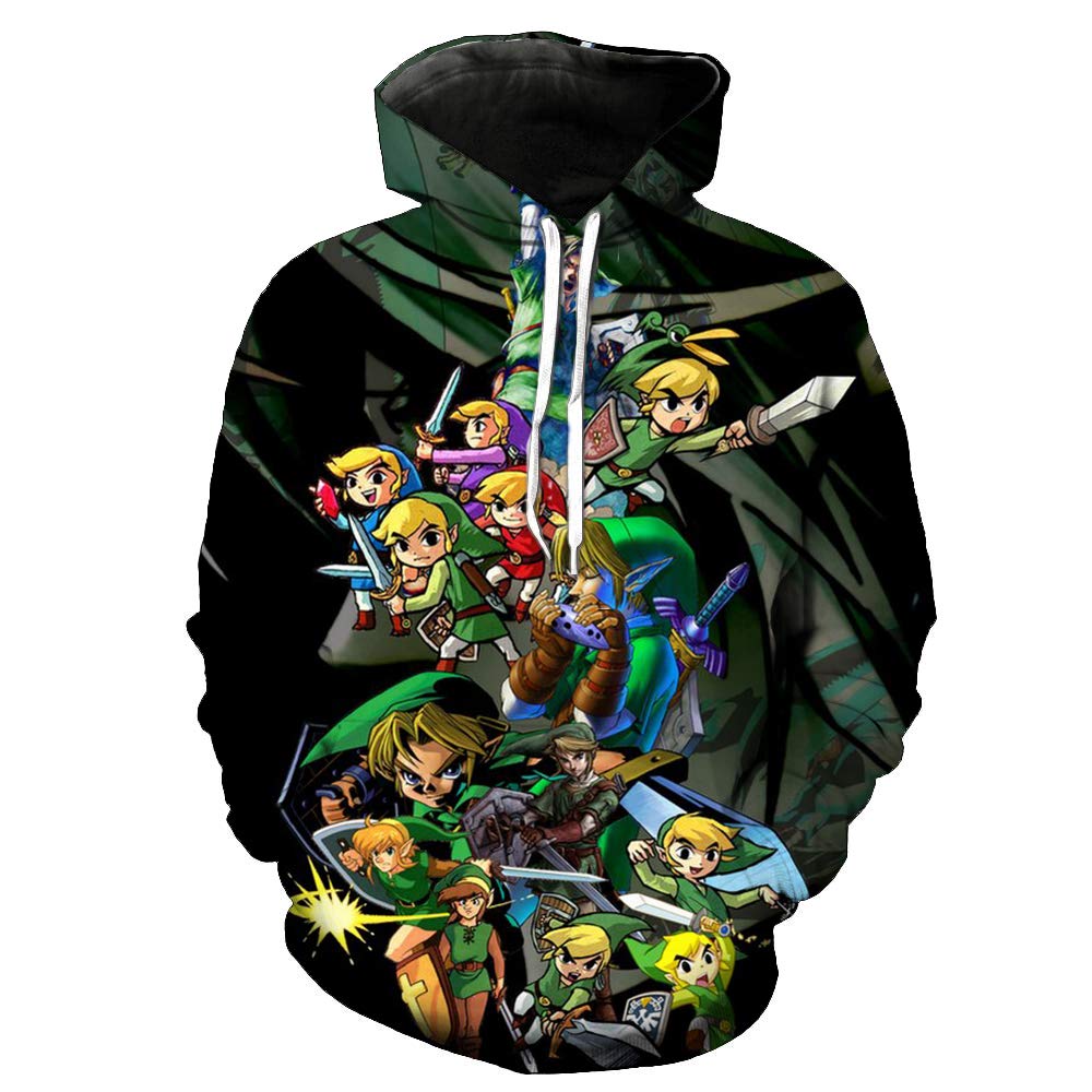 QushyUnisex Women Men Hoodie Outwear Jacket