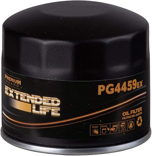 Miniatura 2 de Premium Guard Filtro de aceite, vida extendida Premium Guard 4459EX Compatible con varios modelos 1972-21 de Hyundai, Subaru, Honda, Mitsubishi,