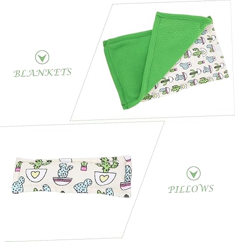 Miniatura 6 de POPETPOP Cojín de dormir de reptil saco de dormir térmico Reptil Lecho Mat Almohada