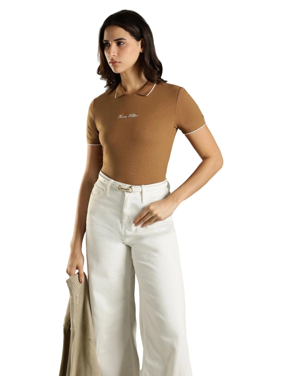 Solid Regular Fit Cotton Polo T-Shirt-image-25