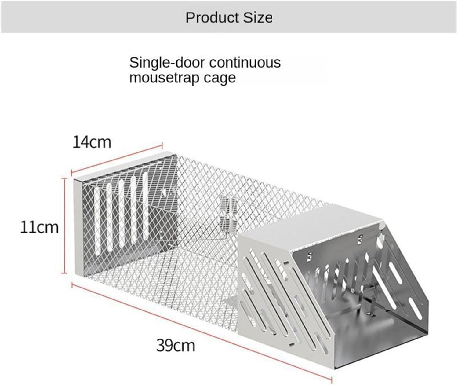 Rat Traps,Automatic Cycle Mouse Trap Mousetrap Metal Mousecage Self-Locking Mousetrap Household Appliance Live Mousetrap