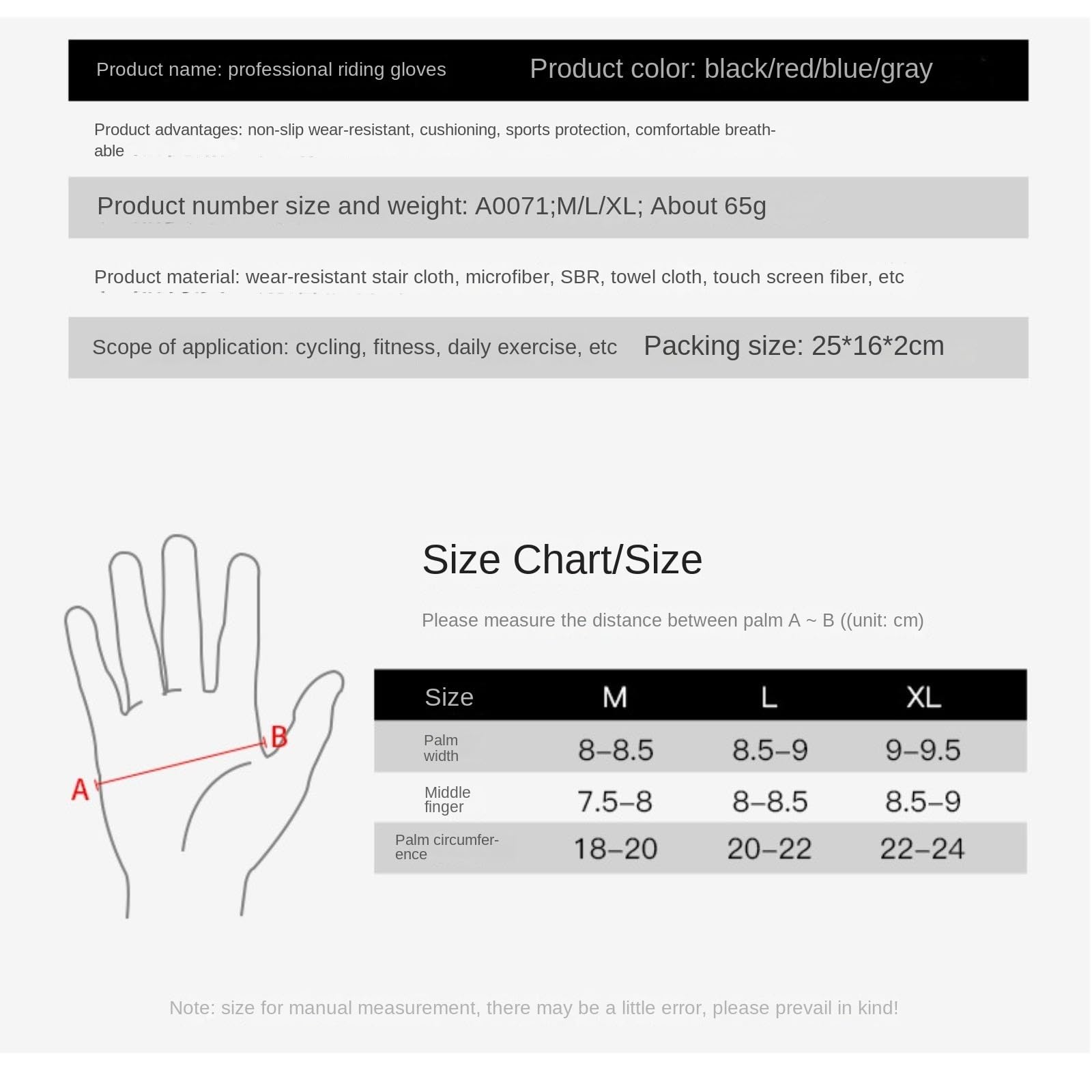 Fahrradhandschuhe Vollfinger-Handschuh Mit Stoßfesten, Gepolsterten Touchscreen-Rennrad-Mountainbike-Handschuhen Radsporthandschuhe