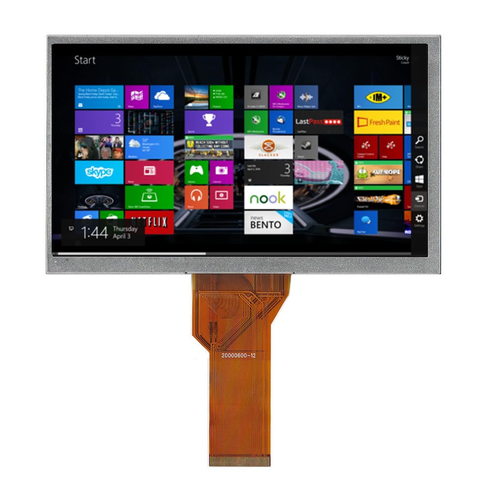 7 Inch AT070TN94 50Pin LCD Display Screen Panel for Car DVD GPS Navigation Central Control Multimedia Industrial Equipment Replacement Parts