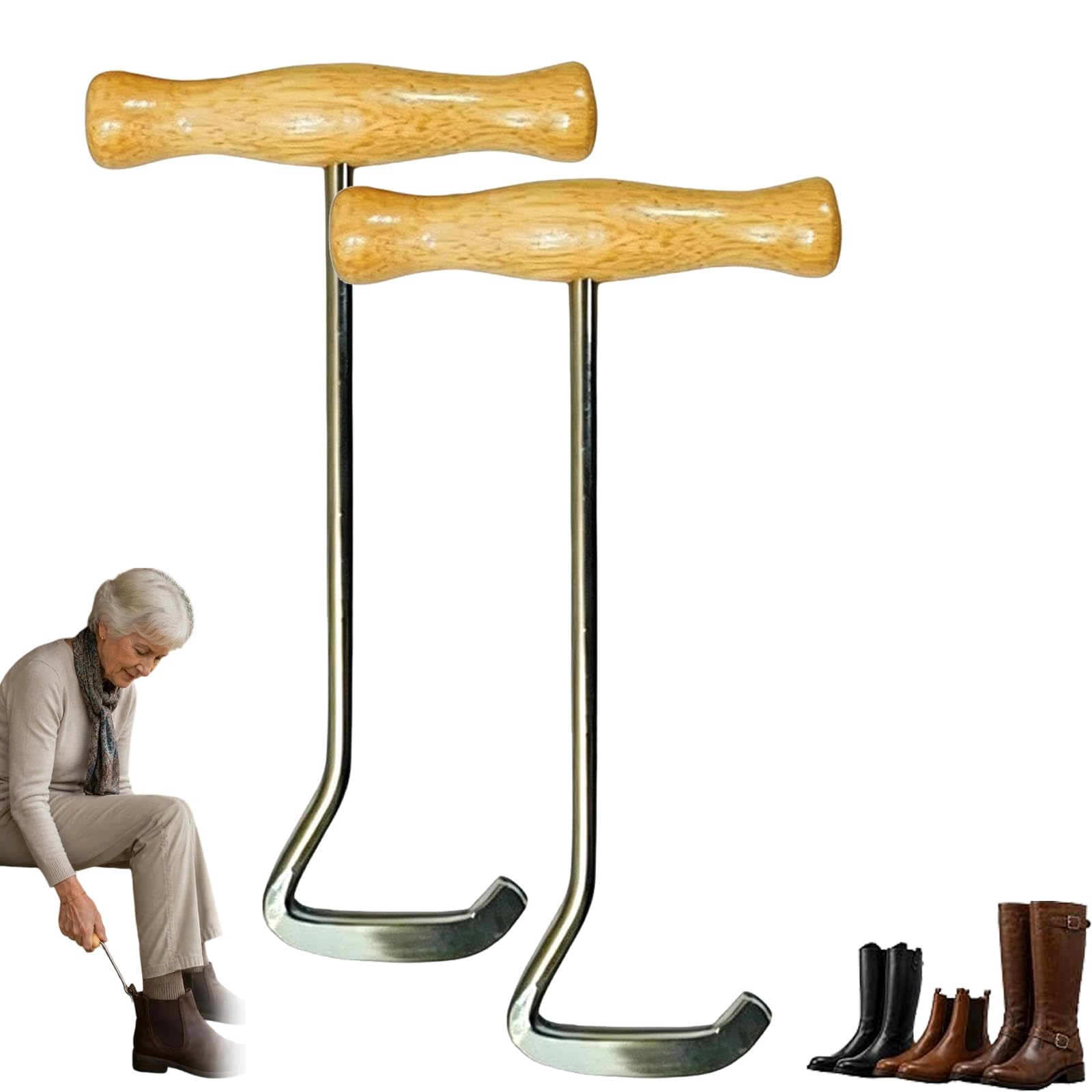 Gancio Calzascarpe A Forma Di Cavallo, Calzascarpe Con Gancio (2a)