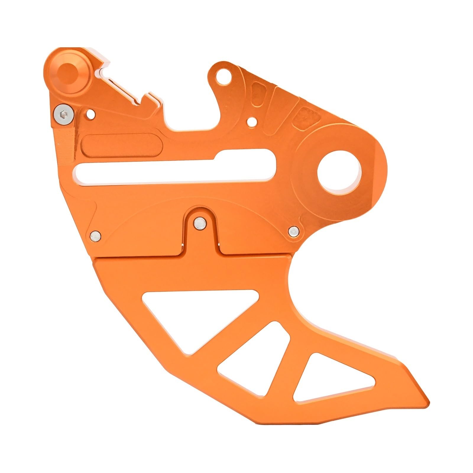 Osłona zębatki Pasuje do KTM SX SXF XC XCF XCW EXC EXCF TPI Six Days 125 250 300 Tylny zacisk hamulcowy z osłoną tarczy hamulcowej(20mm Axle Orange)
