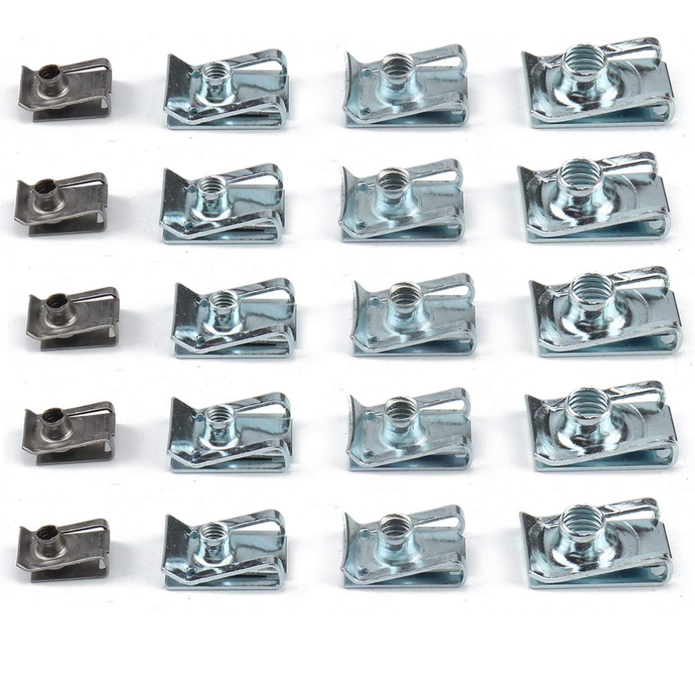 Clip A U In Acciaio Per Moto E Auto - Confezione Da 10 Pezzi - Per Carenature E Pannelli - Foto 4