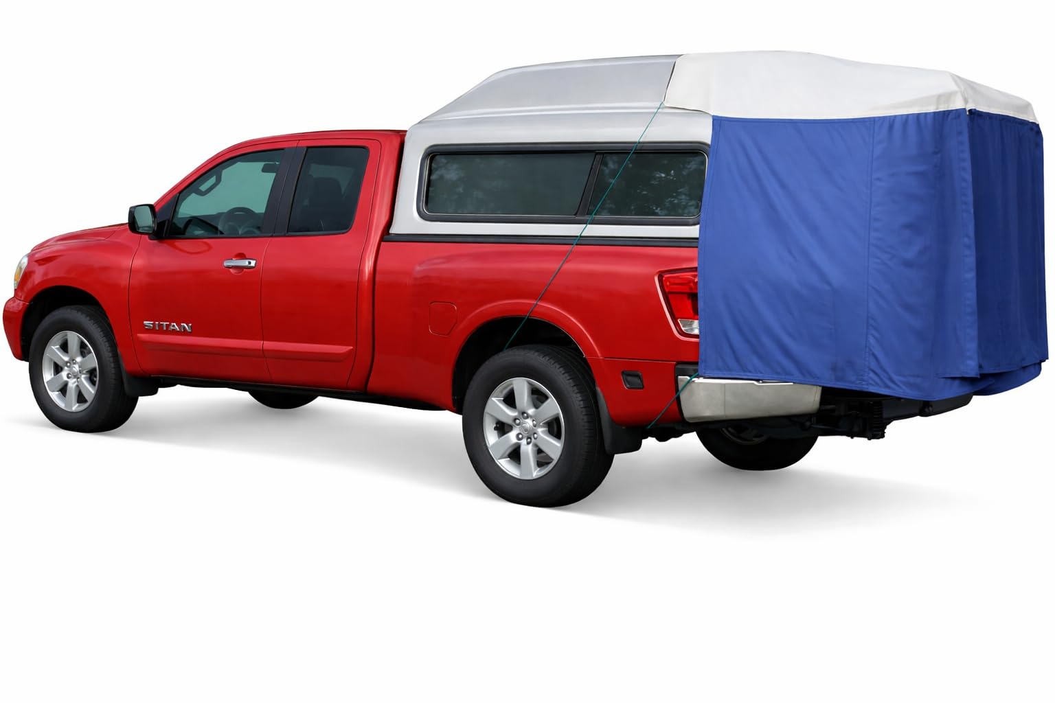 Photo 1 of DAC Full-Size Truck Bed Tent for Caps– Fits Ford F-150, Chevy Silverado, Toyota Tundra, Tacoma (2005+), Tailgate ? 58" – Converts Truck with Cap into Camping Tent