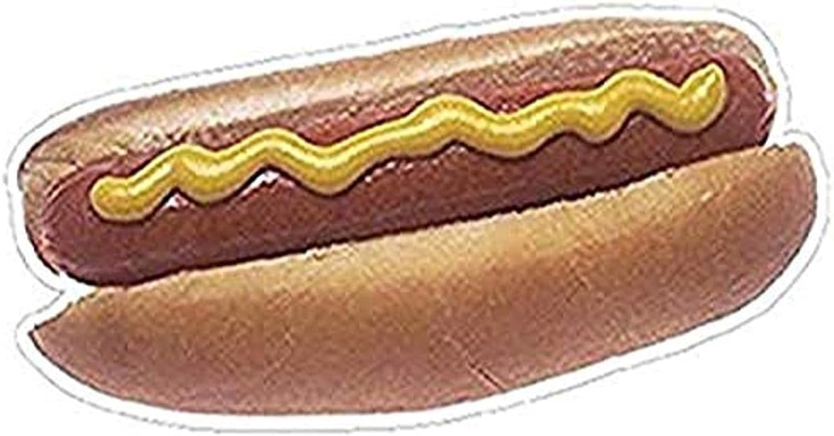HOT Dog Concession Decal menu Sign Stand cart Sticker