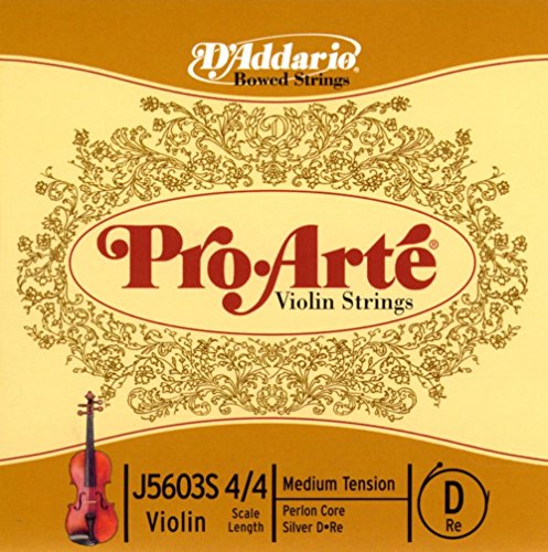 D'Addario ダダリオ バイオリン用 バラ弦 Pro Arte D線 J5603S 4/4M Medium Tension