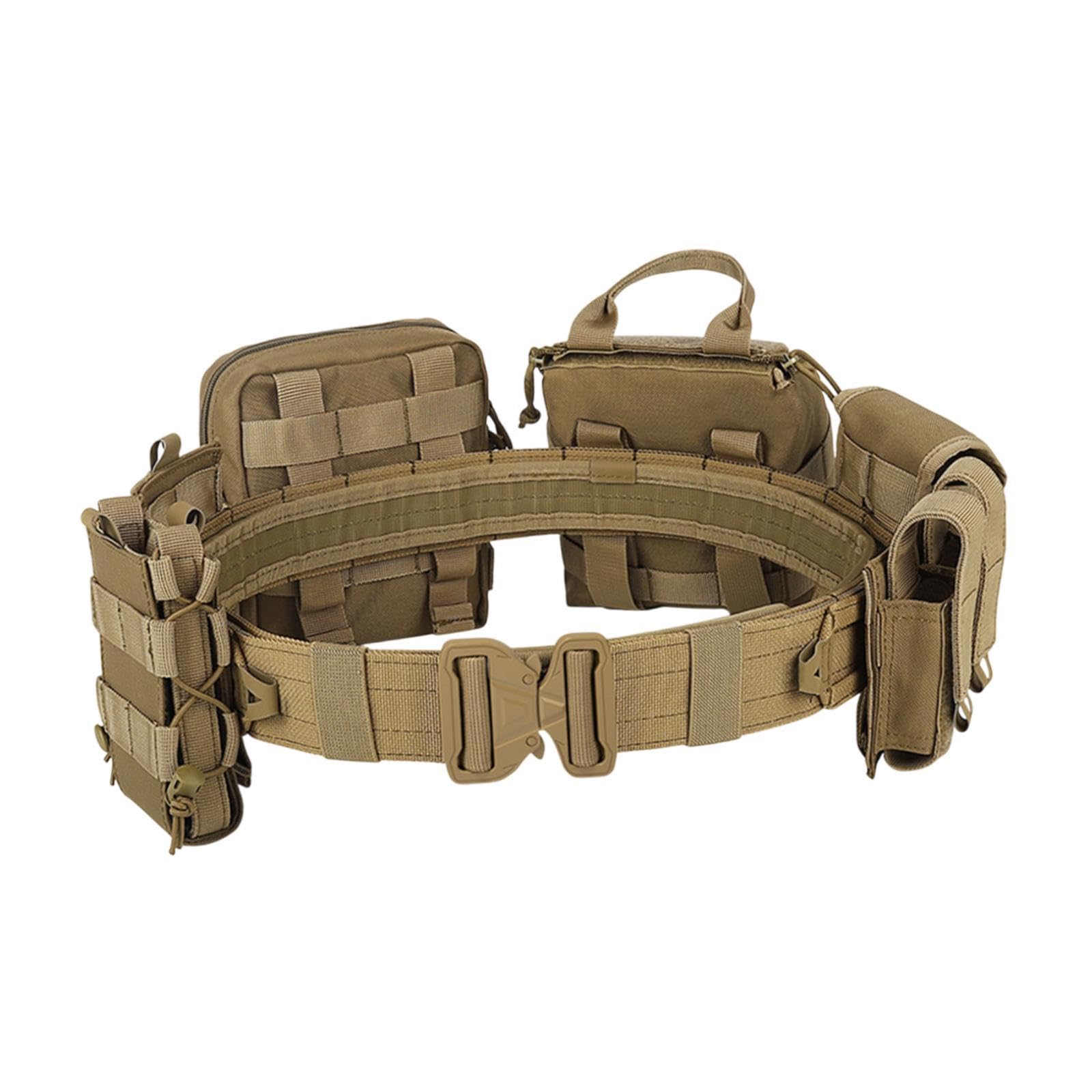 Borsa per la giustizia portatile per adulti, borsa per la vita per giochi di sopravvivenza, Colore cammello, Minimalismo moderno