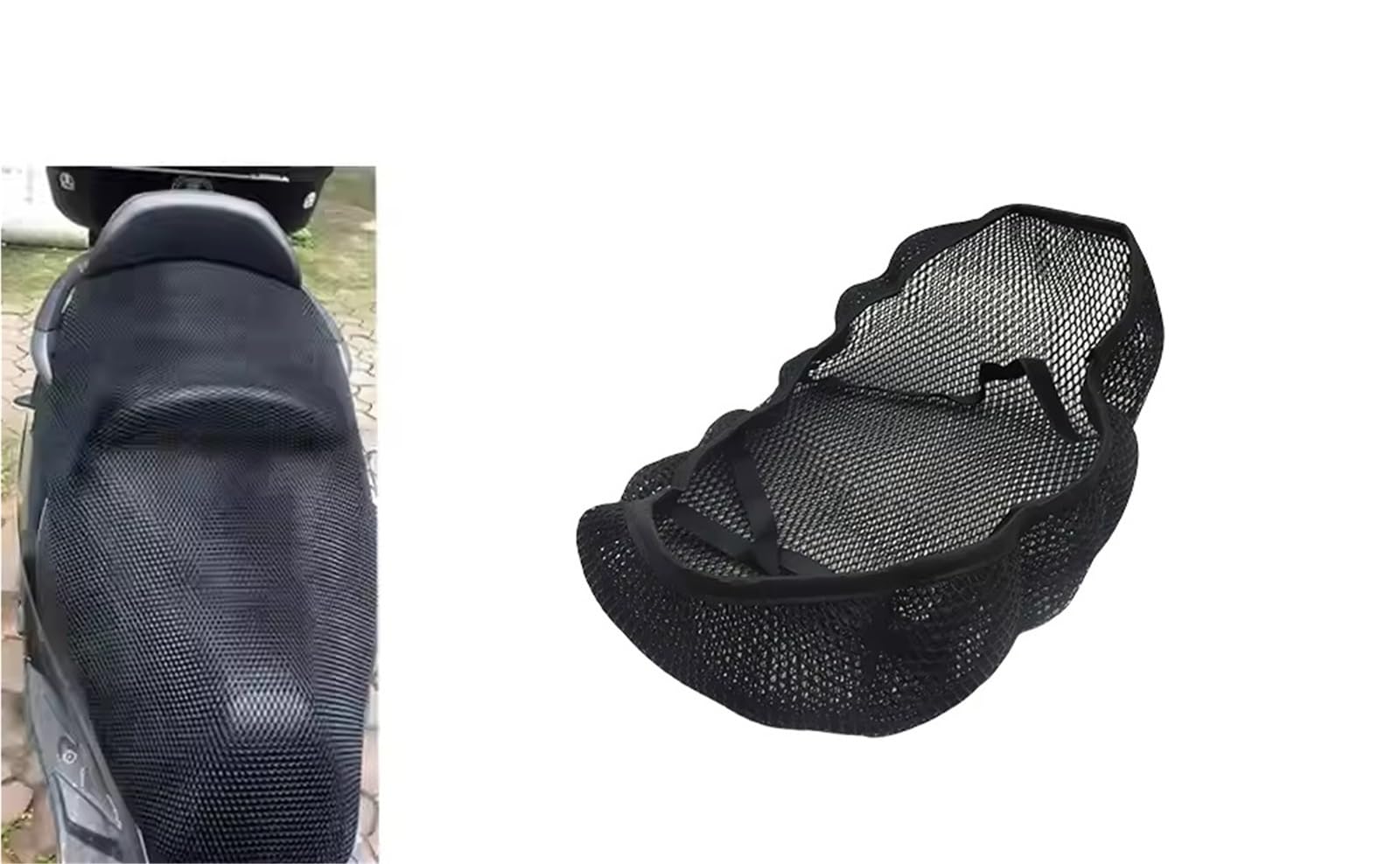Moto Copri Sedili Per PIAGGIO MP3 300 500 Coprisedile per moto Tessuto a rete Cuscino traspirante Isolamento termico Protezione antigraffio