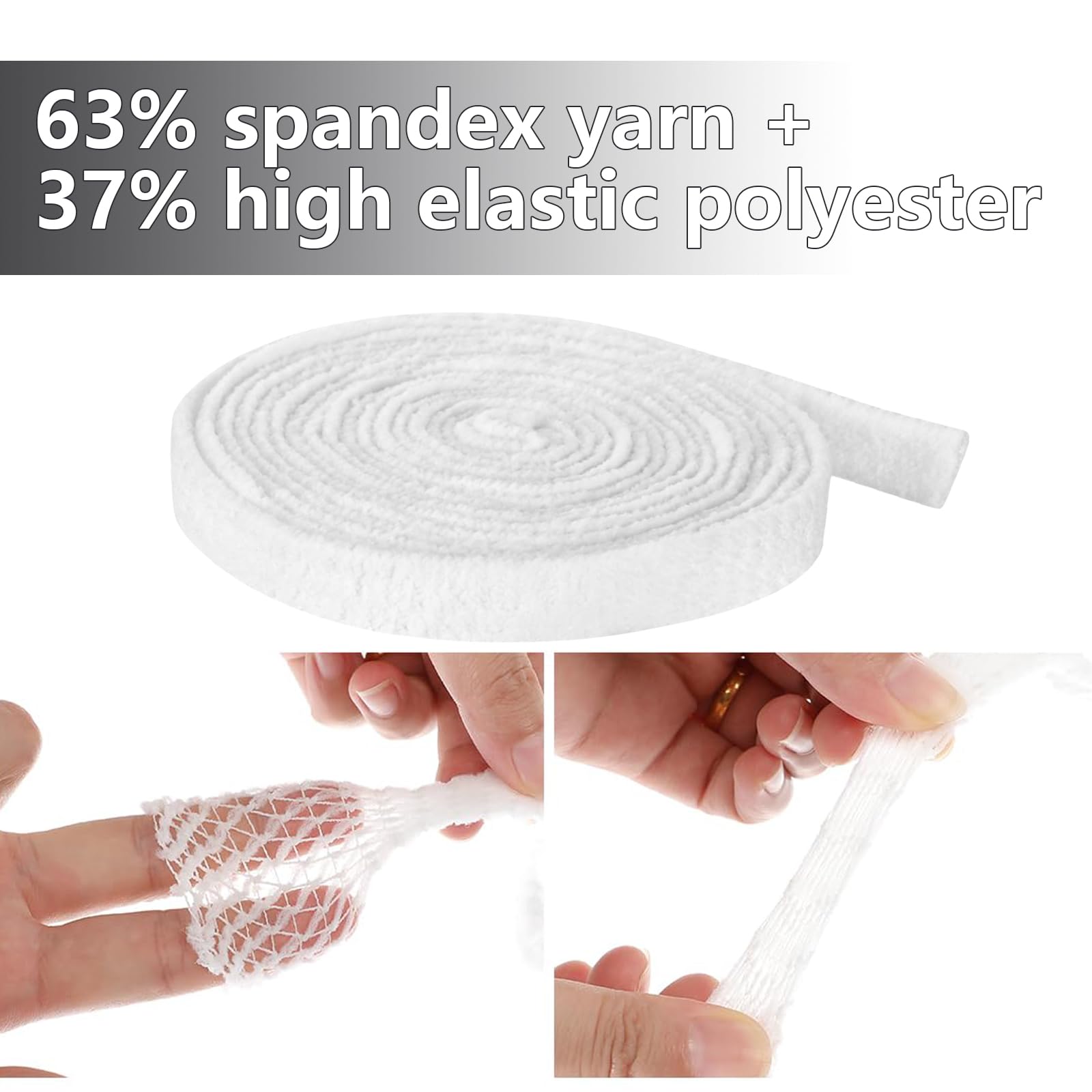 Vendaje Elástico Tubular,Vendaje de Red,Vendaje Elástico para Heridas de Red,Apósito de Malla elástica para Heridas,Red Elástica Vendaje,Vendaje Fijo,Vendaje de Gasa para Vendar Todo Tipo de