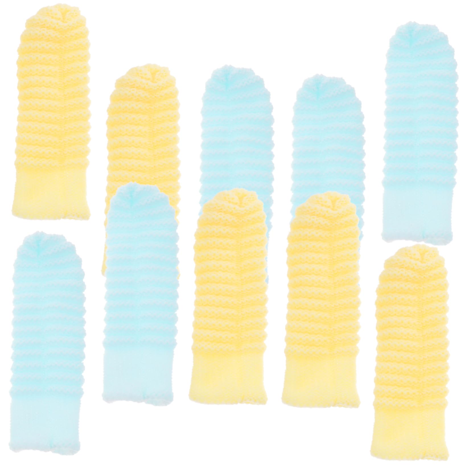 ifundom 10Pcs Dog Toothbrush Finger Sleeve Toothbrush for Small to Large Dogs Care Gentle Removal Fresh Breath for Puppies and Kittens