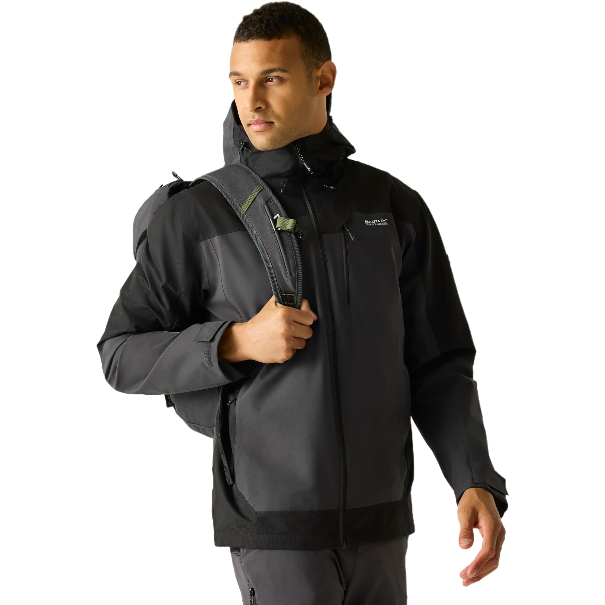 Regatta Men's Gris Waterproof Jacket Highton Stretch Iv