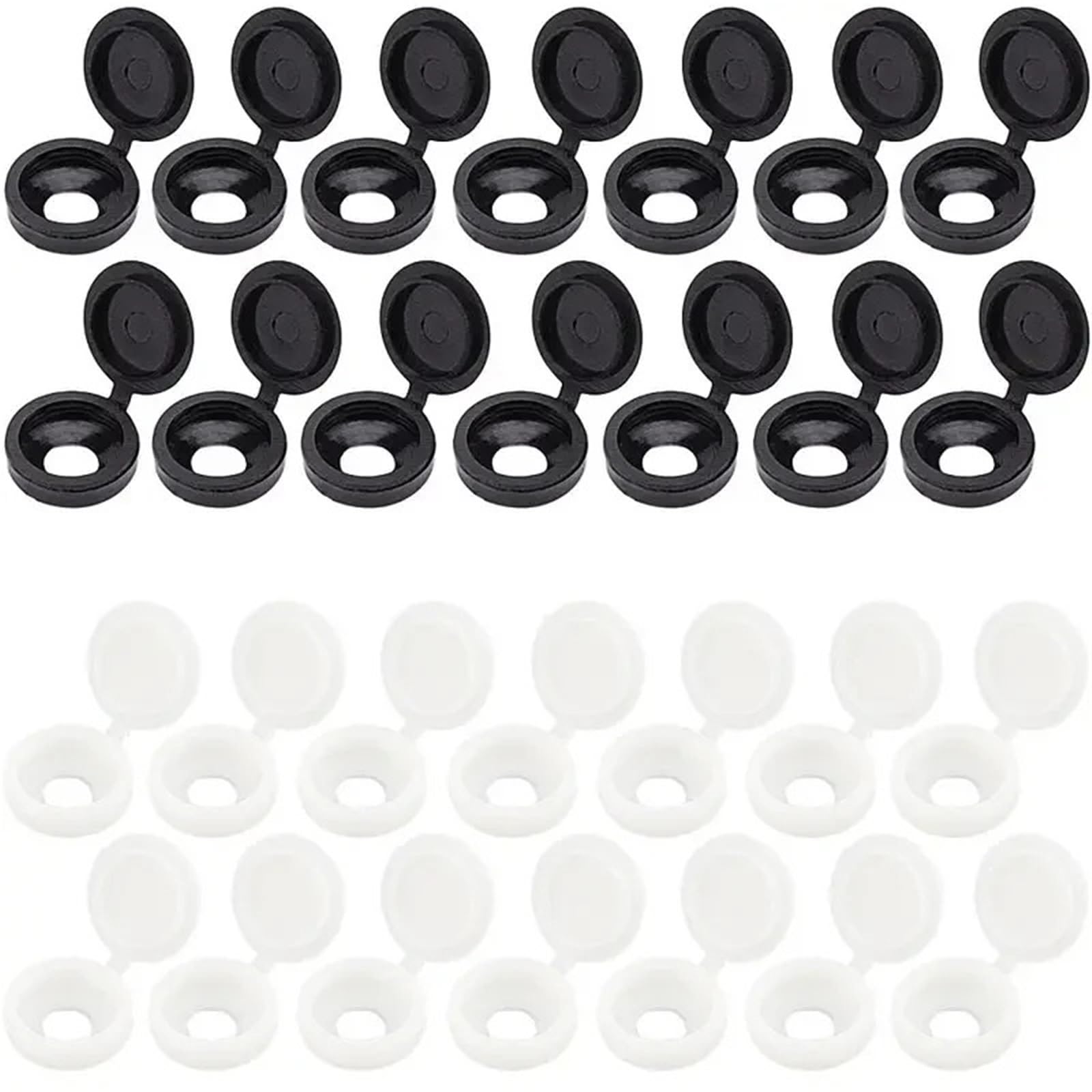 Hinged Screw Cover Caps 1000pcs Fold Snap Protective Cap for Furniture Decorative Hardware
