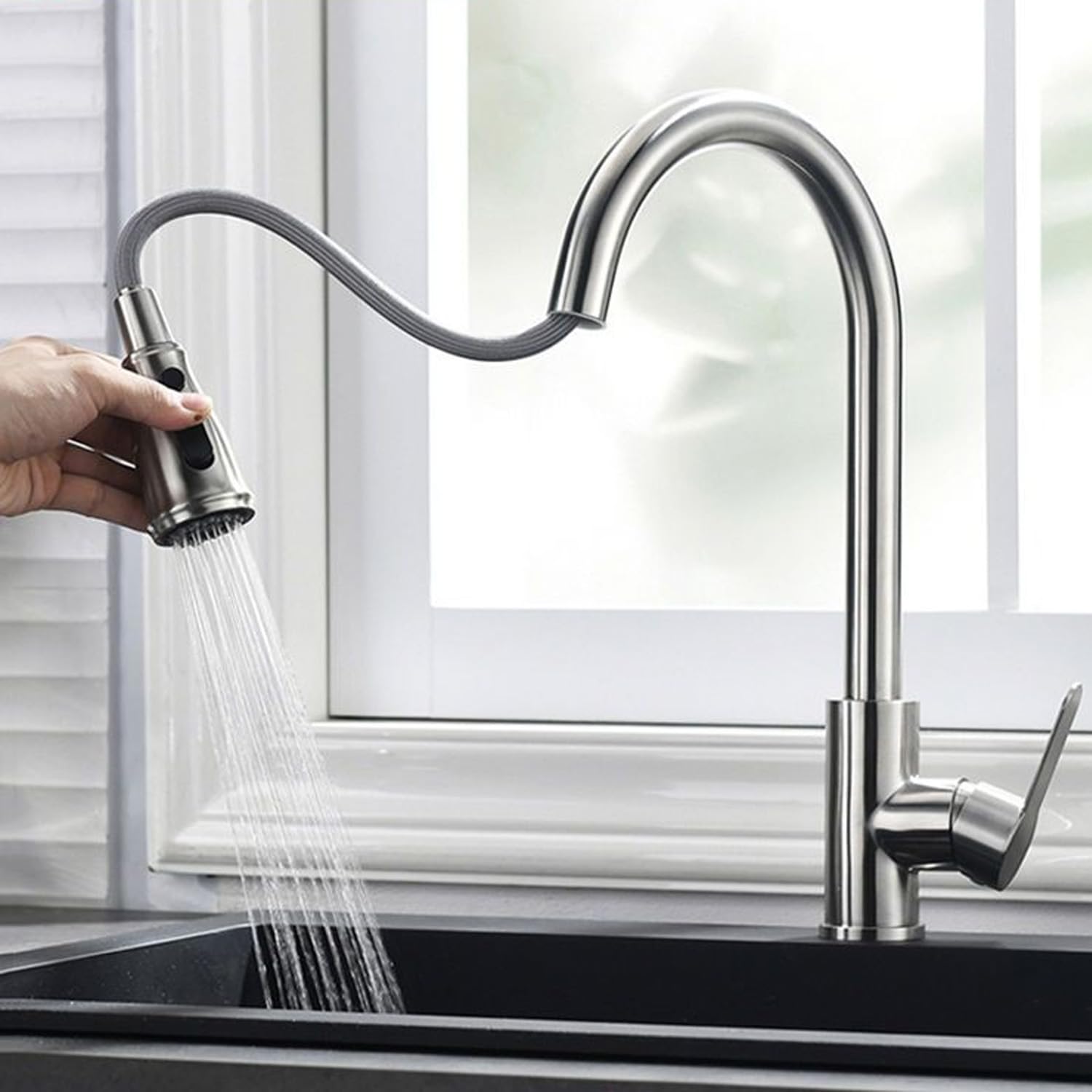 じゅいぽん 150259 Kitchen Faucet Hose Replacement for moen pull down