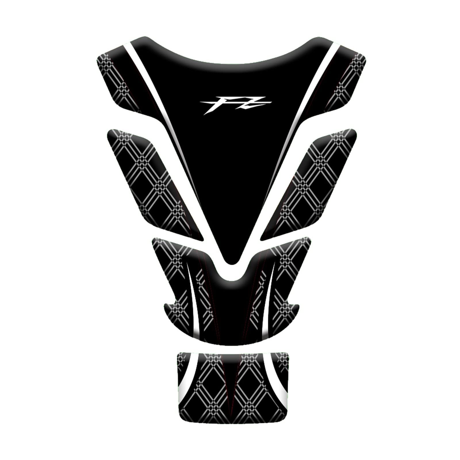 Autocollant de réservoir moto pour Yamaha FZ8 FZ1 FZ6 FZ16 protecteur noir