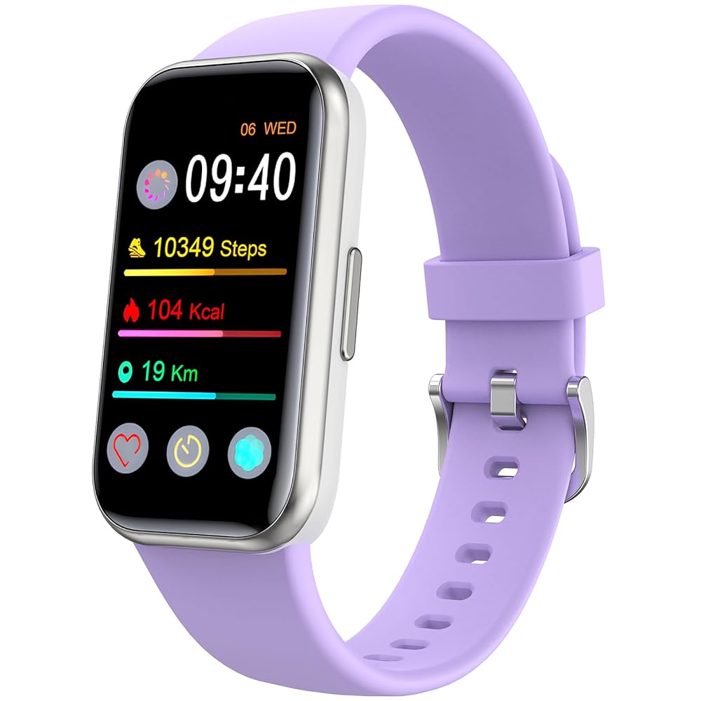 ZURURU Fitness Tracker with Blood Oxygen, 24/7 Heart Rate and Sleep Tracking, IP68 Waterproof Activity Sport Health Tracker Smart Watch with Step Counter Pedometer for Women Men