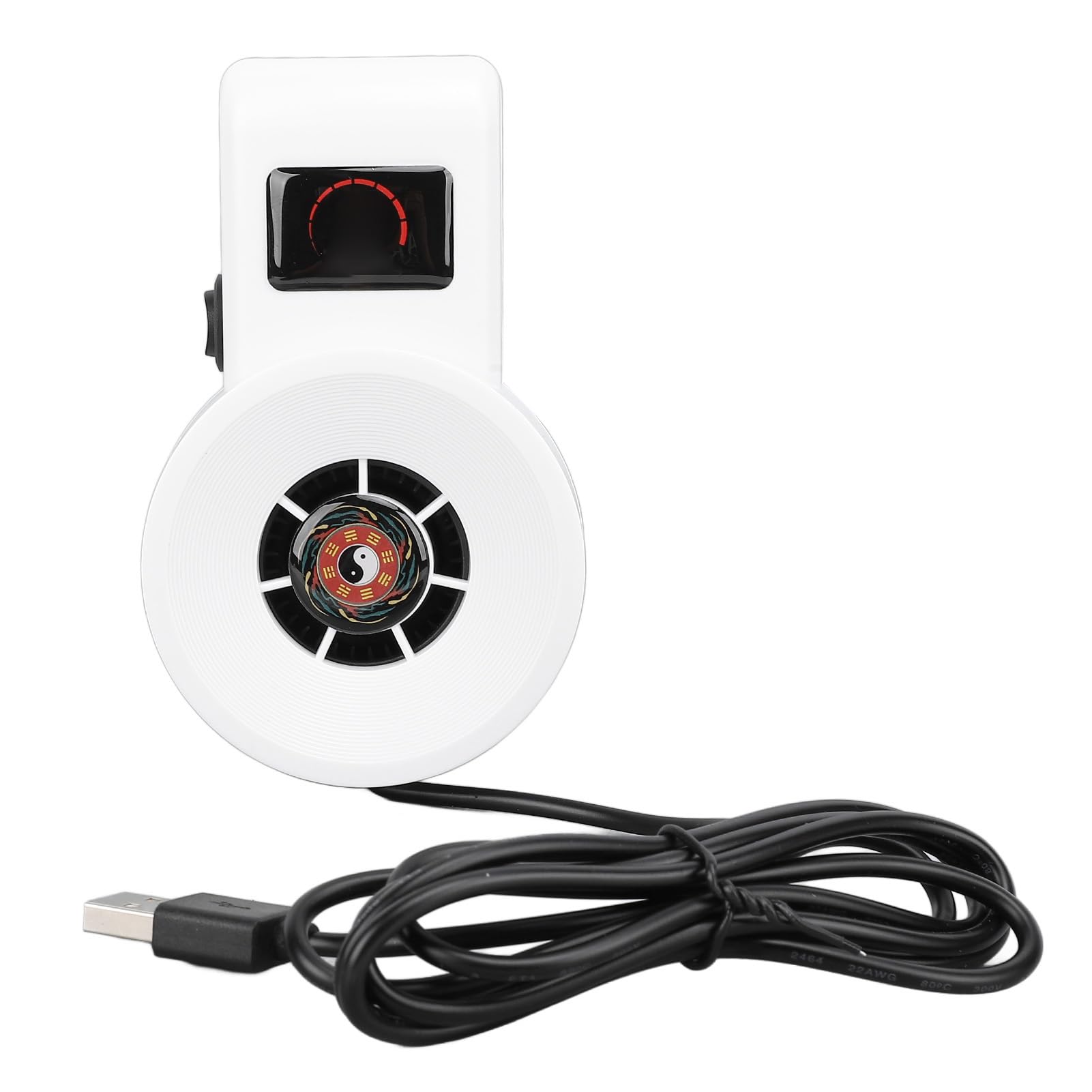 Pssopp Ventilatore di Raffreddamento per Acquario, Due Velocità Regolabili, Materiale ABS, Design Compatto, per Vasche d'Acqua Dolce, Nero