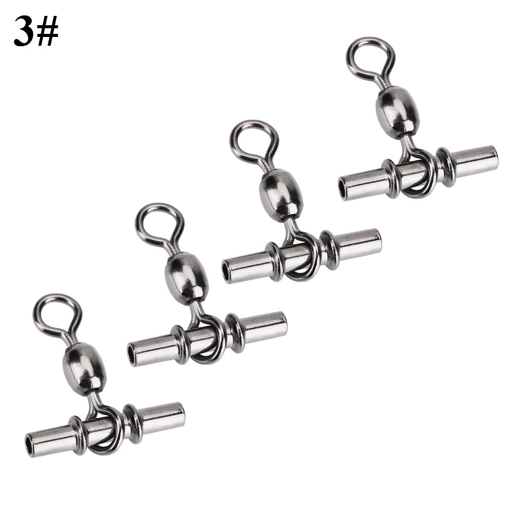 Girelle Pesanti In Acciaio Inox Per Pesca - Confezione Da 50 A 200 Pezzi - Connettori Lenza