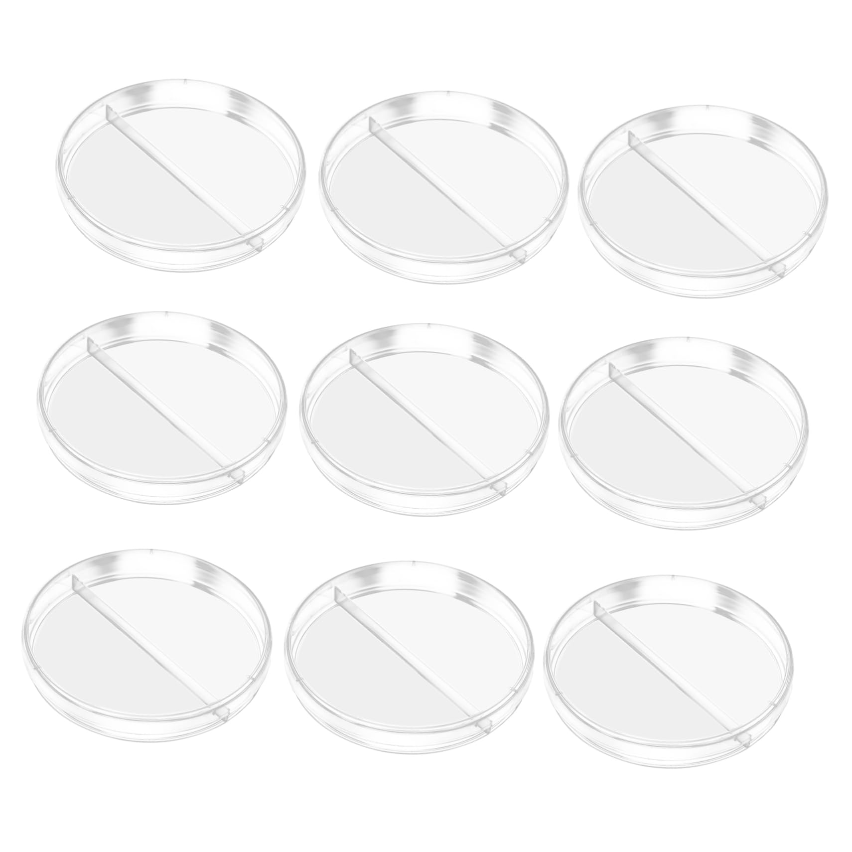 PRETYZOOM 10pcs Dish Plant Cell Culture Plate Growing Tissue Culture Plate Dishes Dish Cell Tissue Culture Dish Lab Tools Purpose Cell Culture Dish Sample Plates Transparent