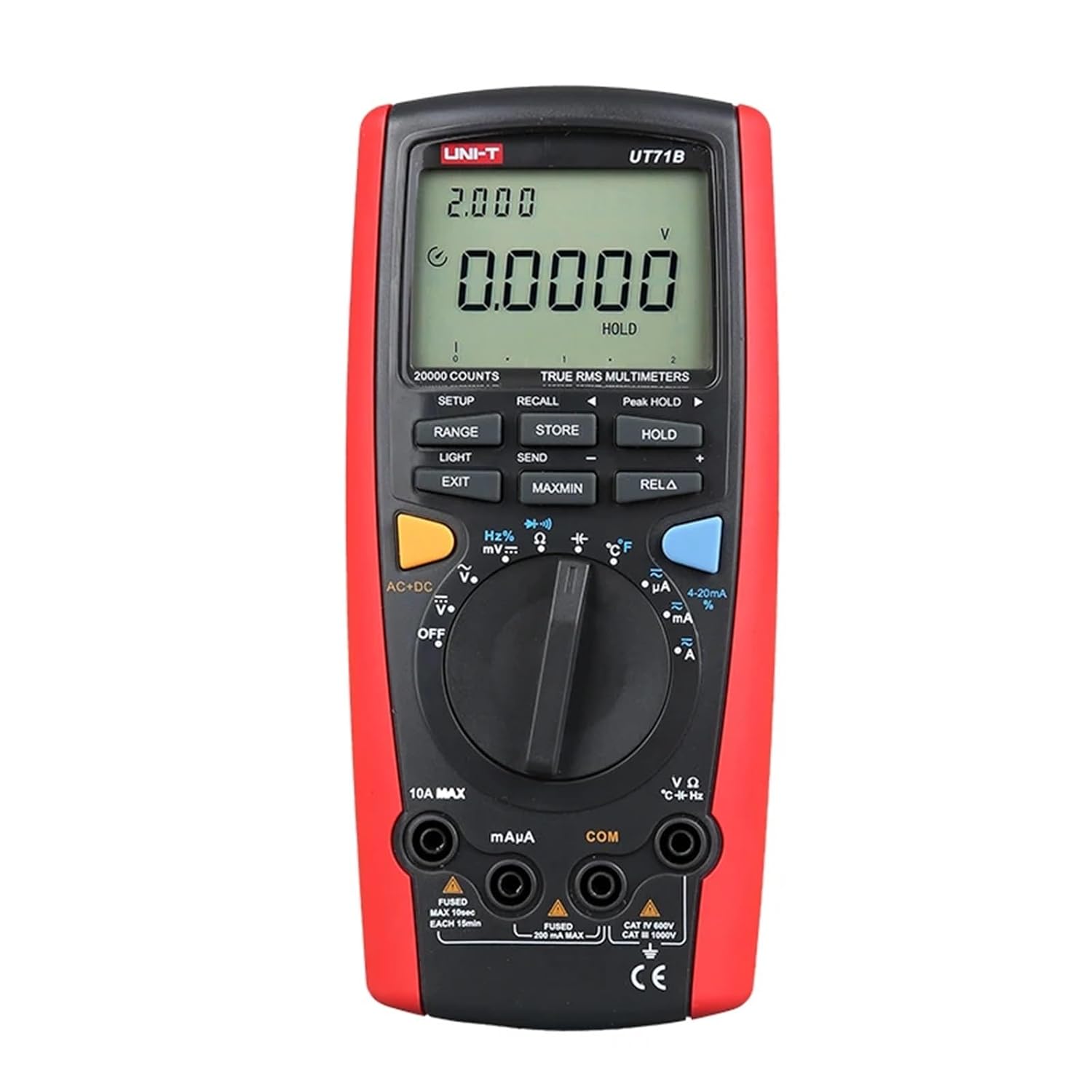 UNI-T UT71A UT71B UT71C UT71D UT71E Handheld True RMS Intelligent Digital Multimeter PC Communication/Data Storage(UT71C)