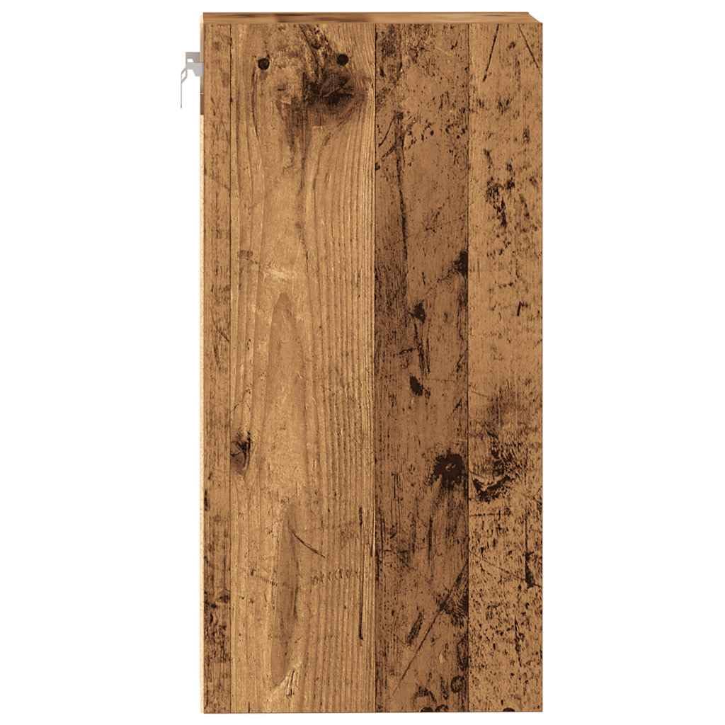 vidaXL Armario Colgante Riga de Madera Vieja, 40 x 29,5 x 60 cm, Madera de ingeniería