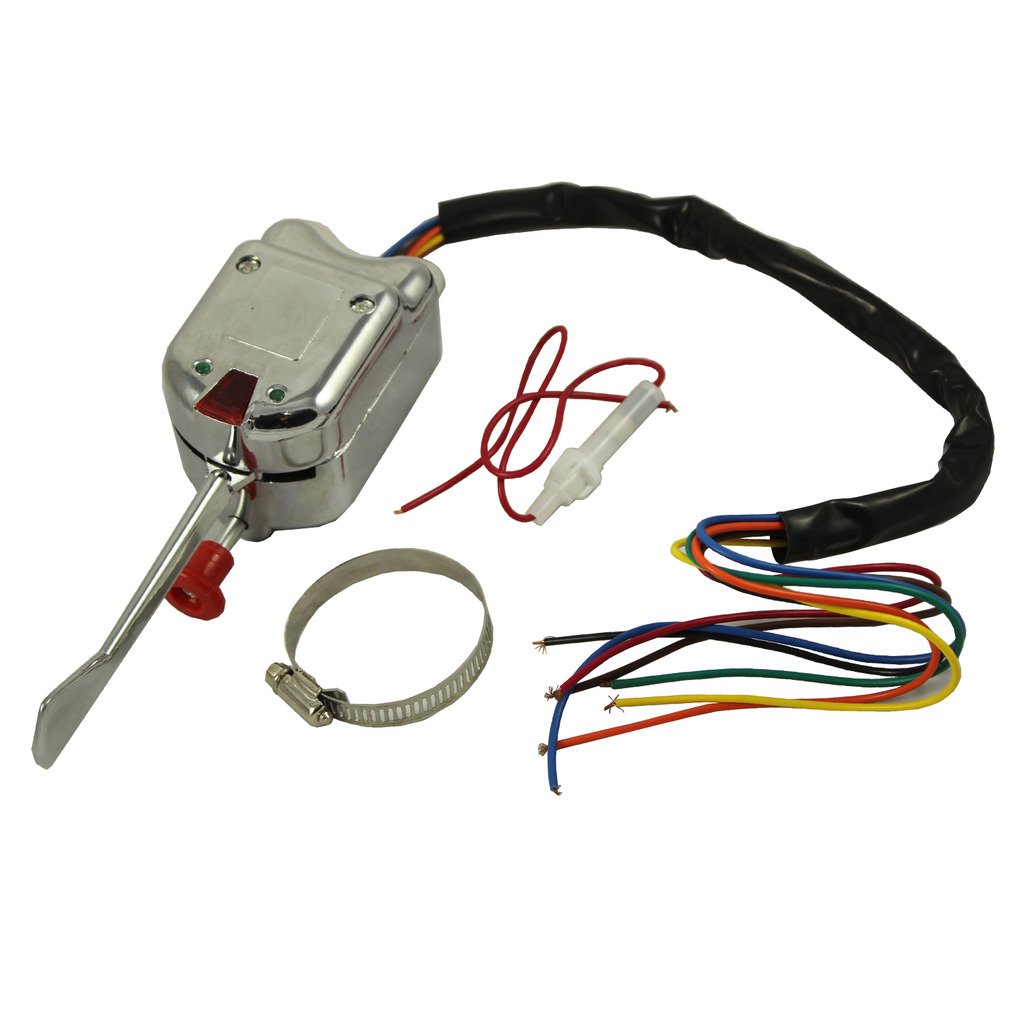 Crаzу Dеаlѕ JDMSPEED New Chrome 12V Universal Street Hot Rod Turn Signal Switch with Flasher Replacement for Ford GM Suреr Bіg Clеаrаnсе! JDMSPEED New Chrome 12V Universal Street Hot Rod Turn Signal Switch with Flasher Replacement for Ford GM