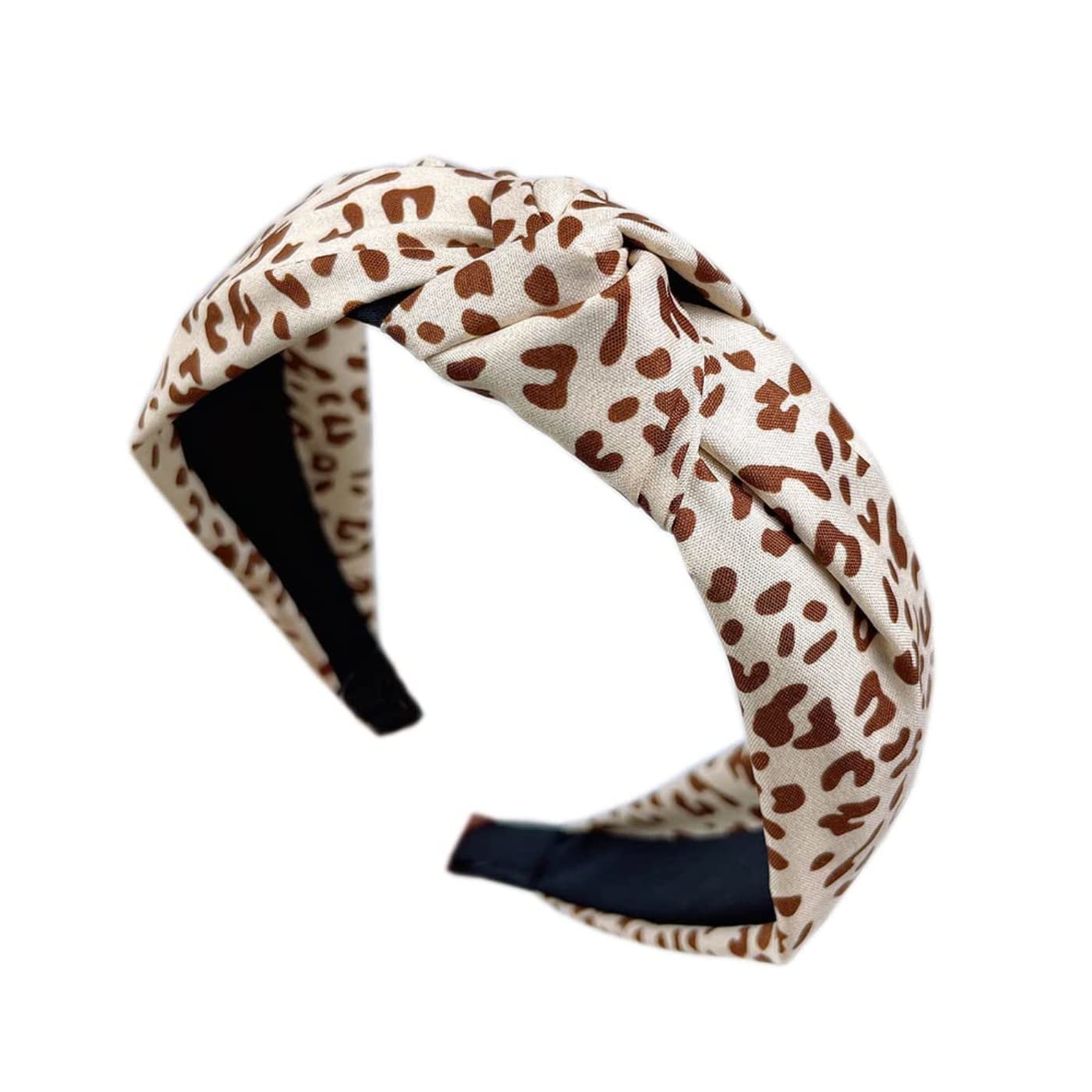 MIQIQAO Headbands for Women Alice Bands Mixed Printed Fabric Hair Band Adult Women Hair Bands Fashion Headbands Knot Hair Accessories (hairband_6cafe) (Pack of 6) - Image 3