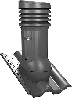 Tile EVO Ventilation Chimney DN150 mm with Braas - Frankfurter Roof, Dachziegel Dachlüfter Lüfter, Roof Ducting, Benders - Mecklenburger, ProDach - Doppelrömer, Entlüfterkamin