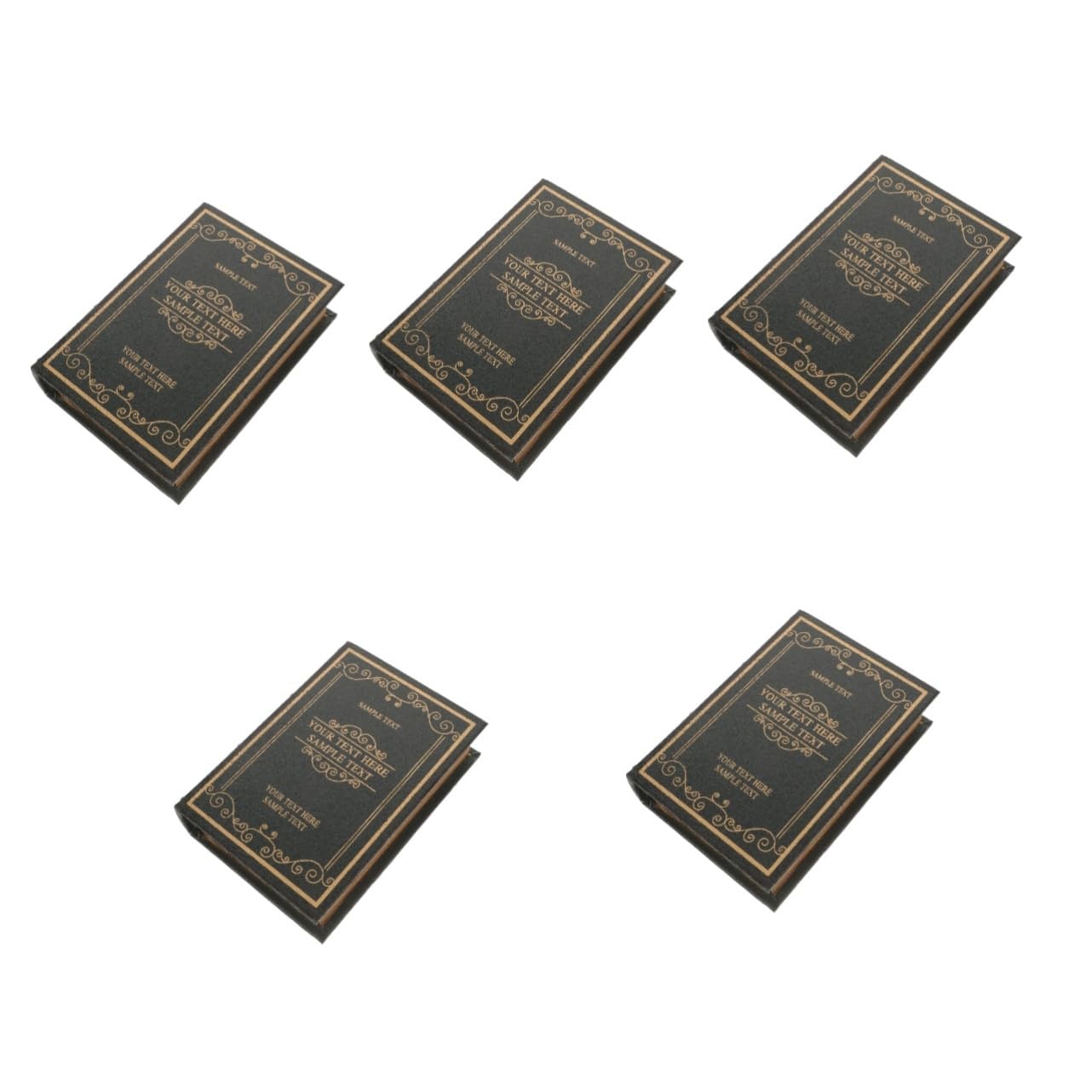 Faux livres de rangement vintage sur étagère | Sublimer le décor de votre salon