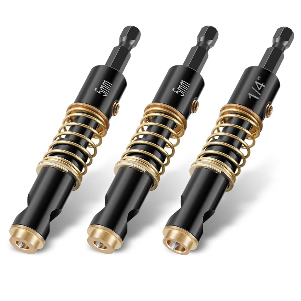 Littimoon Solid Drilling Hinge Drill Bits Stable Door Hinge Drill Bit Fast Replacing Hex Shank Center