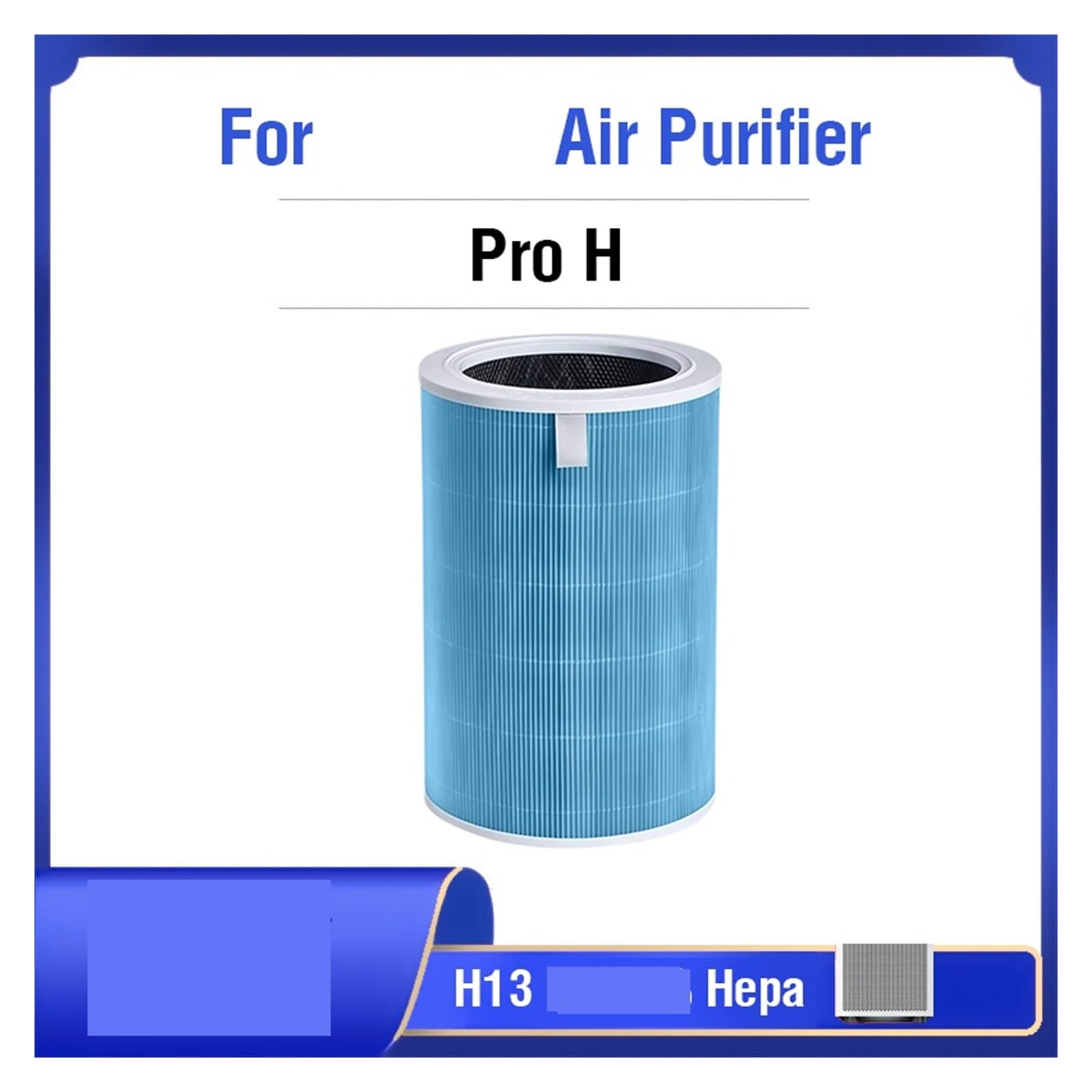 HIZON Filtro purificador de Aire, Compatible con Xiaomi, ProH | Filtración eficiente, purificando el aire.(Green (Pro H))